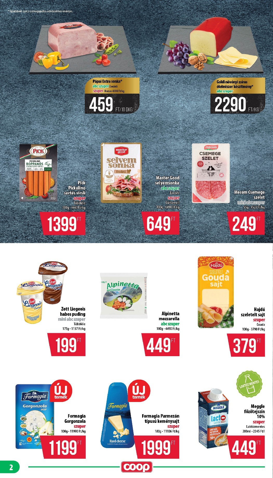 coop - A jövőbeli Coop - Mecsek akciós újság csütörtöktől 2026.08.13.-tól szerdától 2026.08.19.-ig érvényes. - page: 2