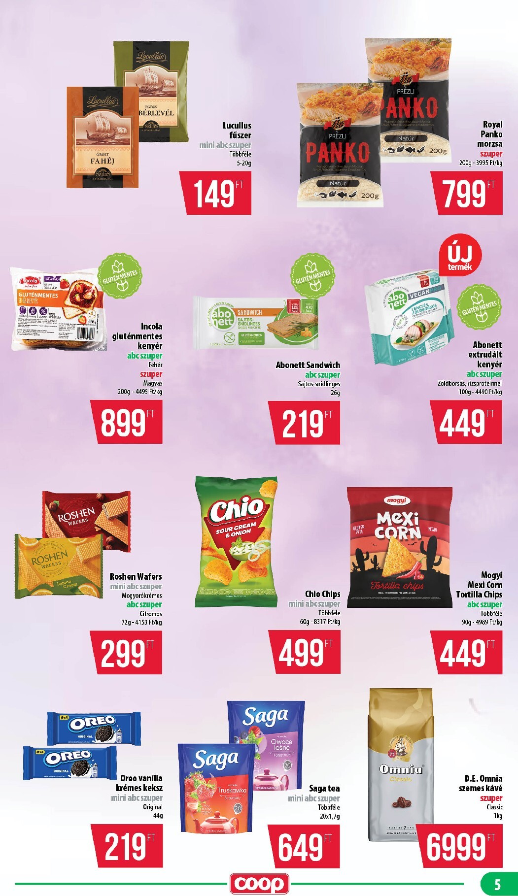 coop - A jövőbeli Coop - Mecsek akciós újság csütörtöktől 2026.08.13.-tól szerdától 2026.08.19.-ig érvényes. - page: 5