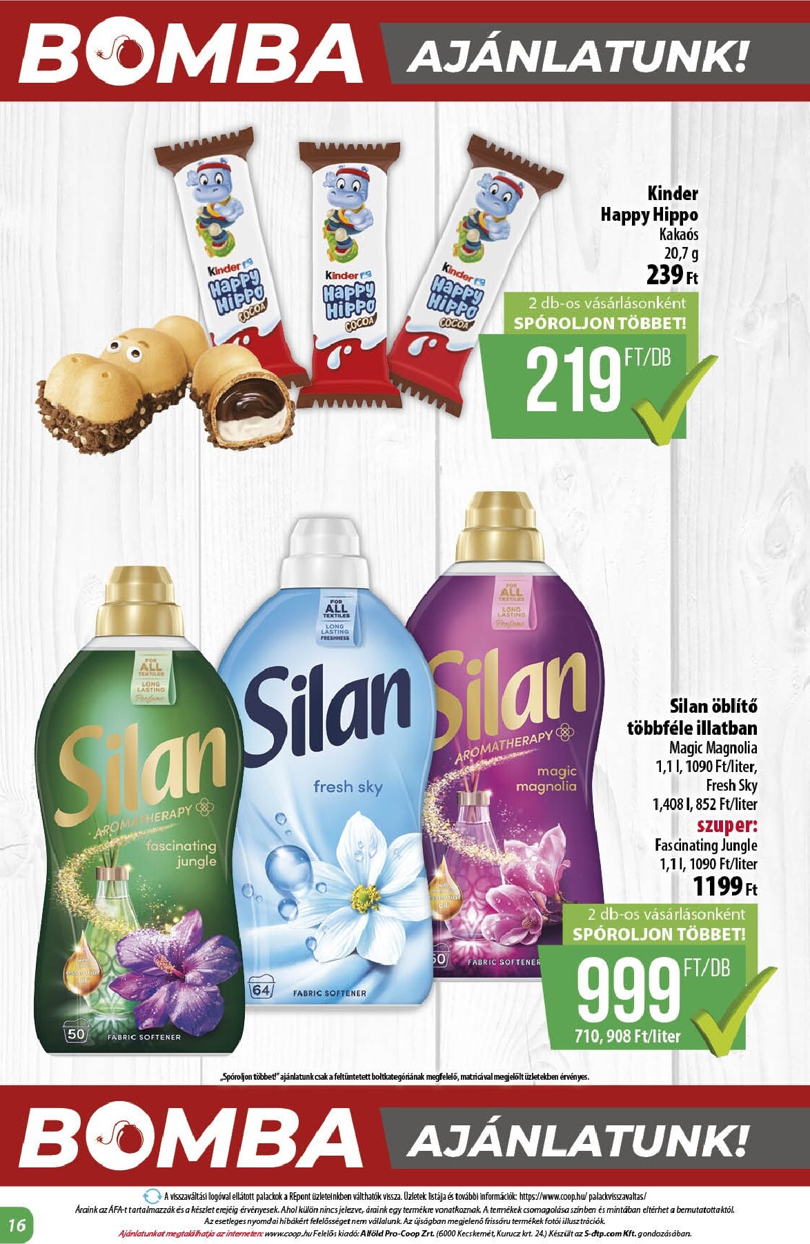 coop - A jövőbeli Coop - Alföld akciós újság csütörtöktől 2026.08.13.-tól szerdától 2026.08.19.-ig érvényes. - page: 16