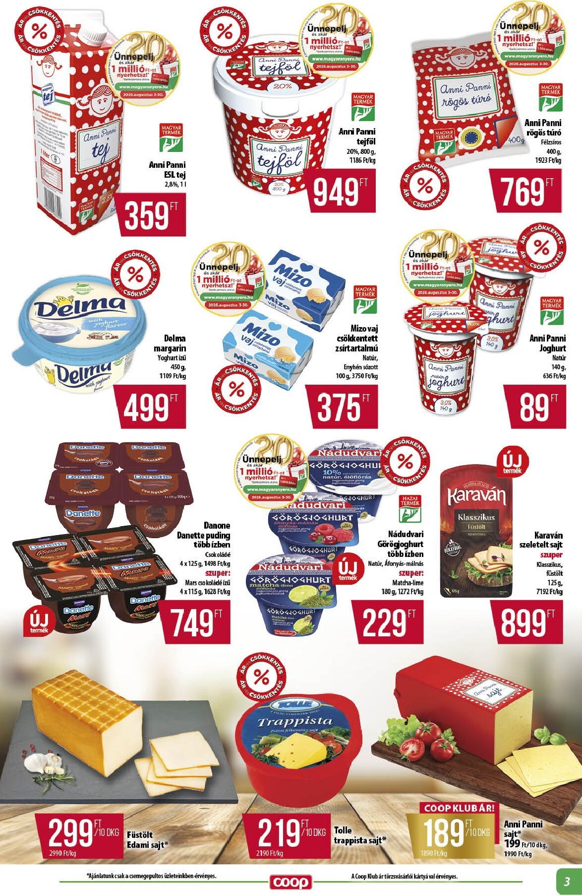 coop - A jövőbeli Coop - Alföld akciós újság csütörtöktől 2026.08.13.-tól szerdától 2026.08.19.-ig érvényes. - page: 3