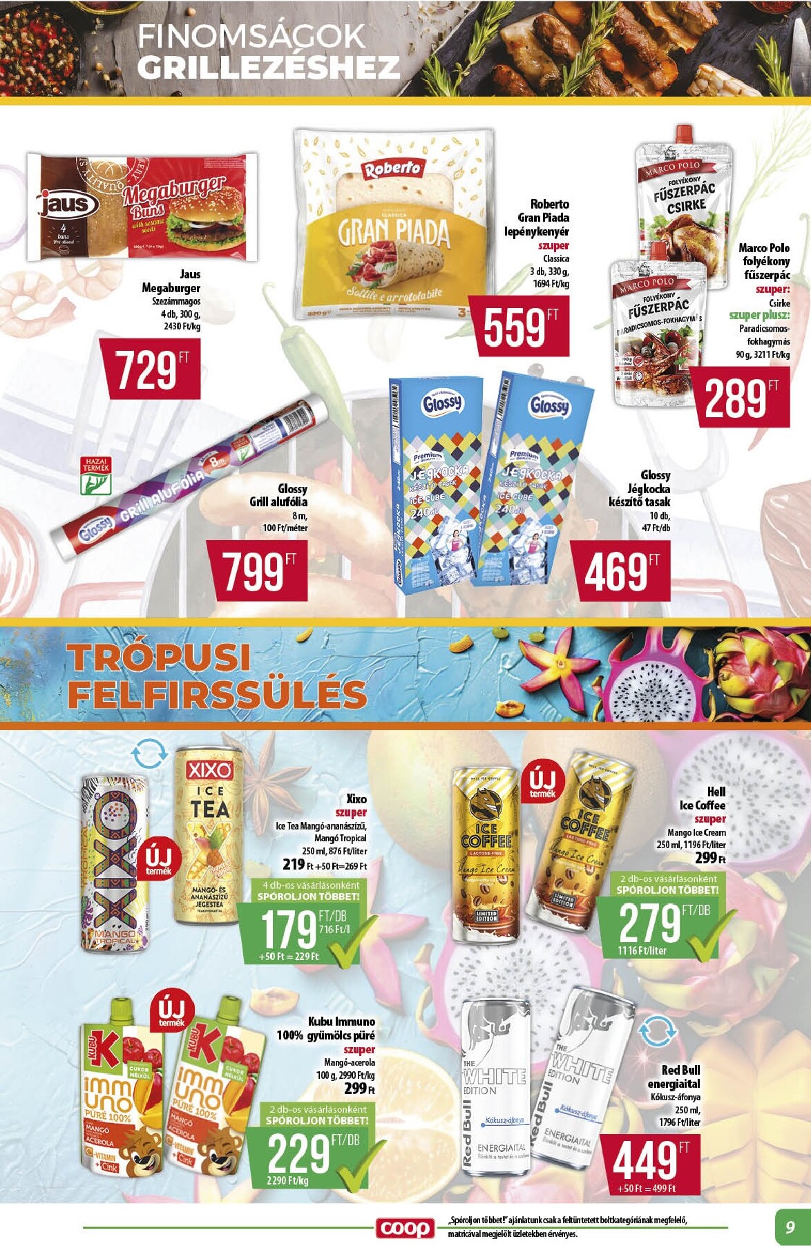 coop - A jövőbeli Coop - Alföld akciós újság csütörtöktől 2026.08.13.-tól szerdától 2026.08.19.-ig érvényes. - page: 9