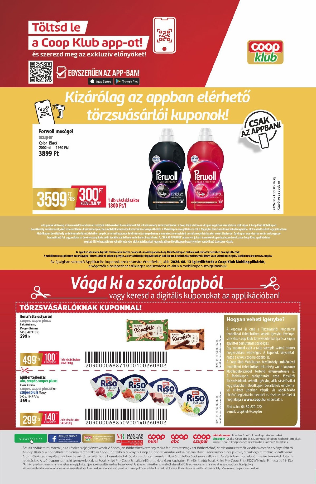coop - Coop - Észak-Kelet hirdetmény a következő hétre péntektől 2026.08.21.-tól szerdától 2026.08.26.-ig - page: 12