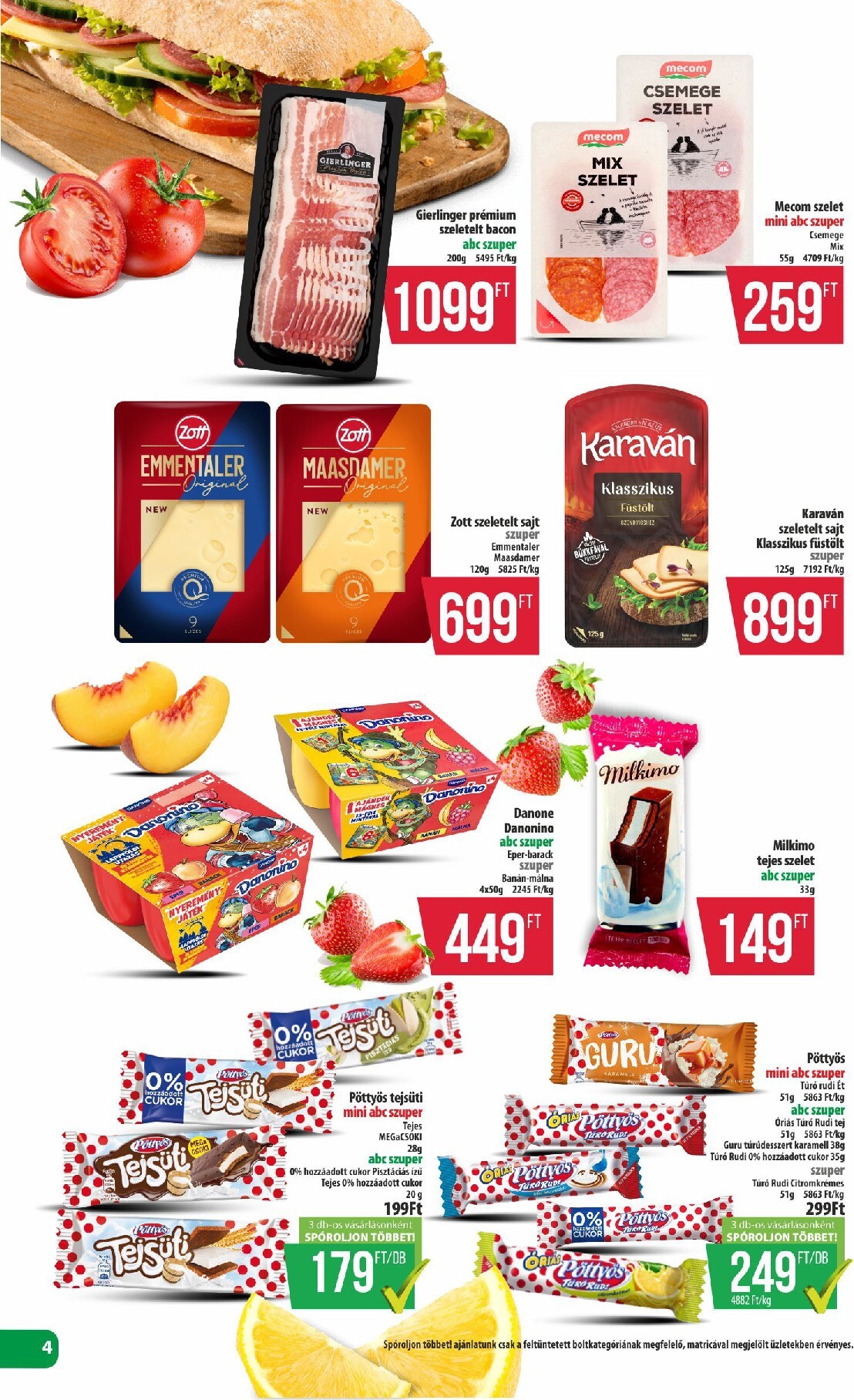 coop - A jövőbeli Coop - Észak-Kelet akciós újság csütörtöktől 2026.08.27.-tól szerdától 2026.09.02.-ig érvényes. - page: 4