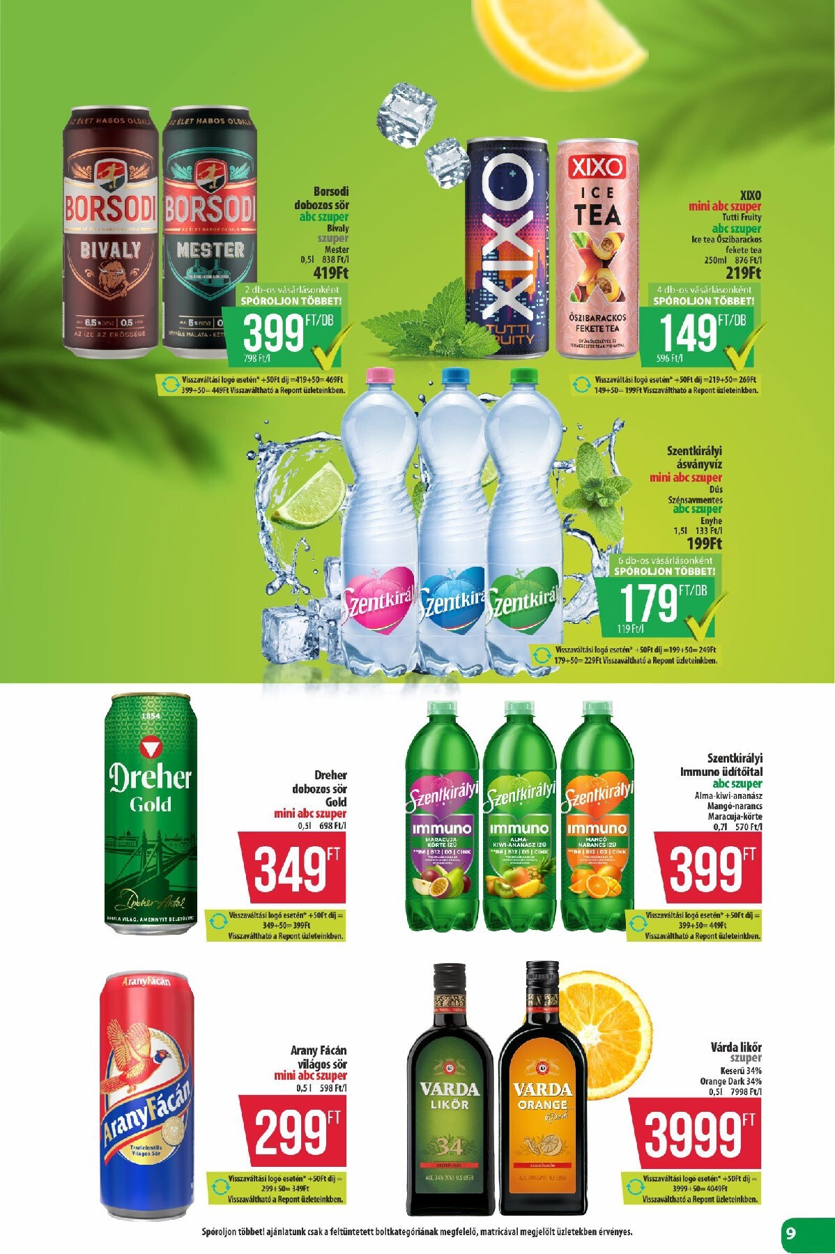 coop - A jövőbeli Coop - Észak-Kelet akciós újság csütörtöktől 2026.08.27.-tól szerdától 2026.09.02.-ig érvényes. - page: 9
