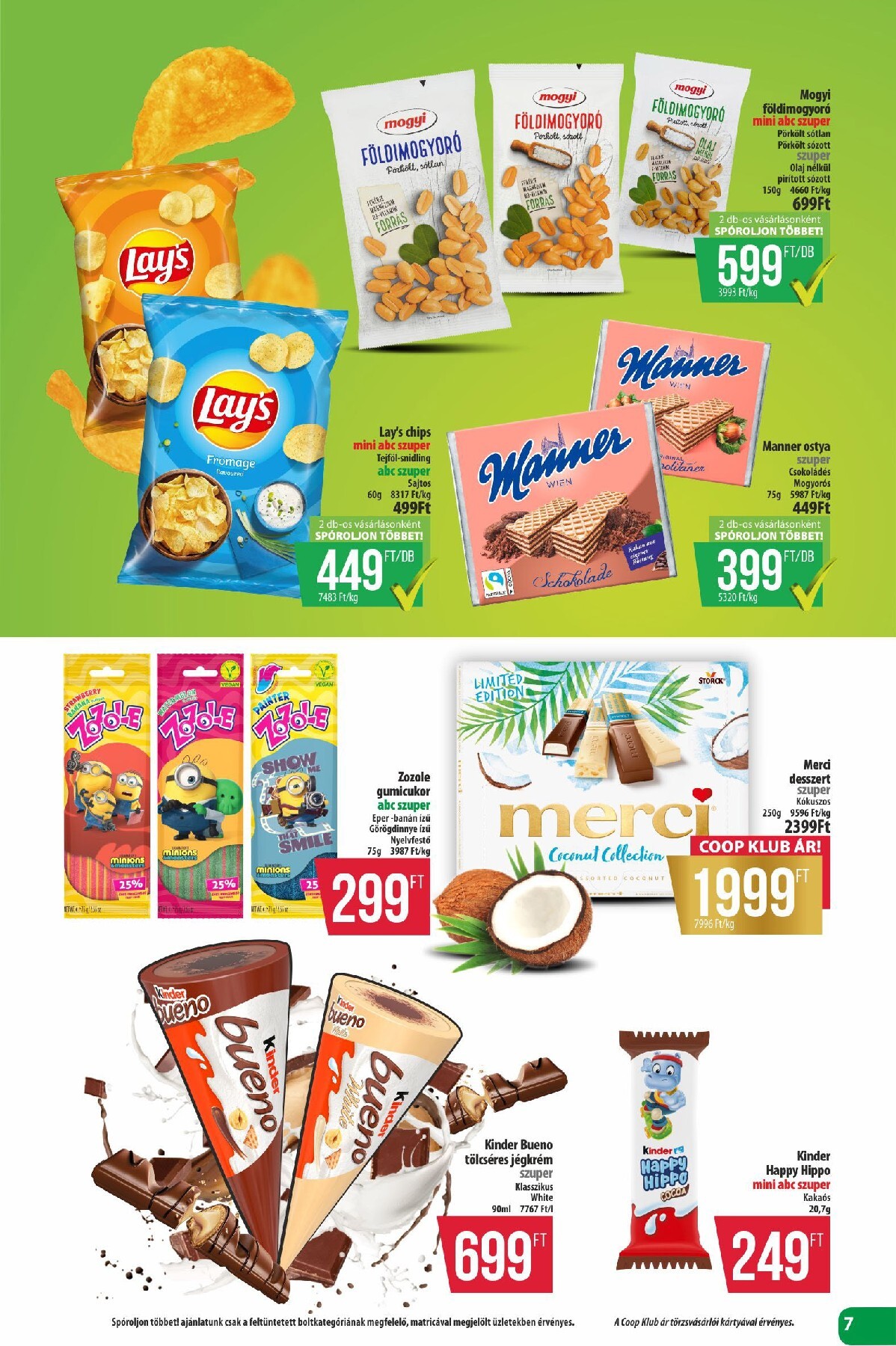 coop - A jövőbeli Coop - Észak-Kelet akciós újság csütörtöktől 2026.08.27.-tól szerdától 2026.09.02.-ig érvényes. - page: 7