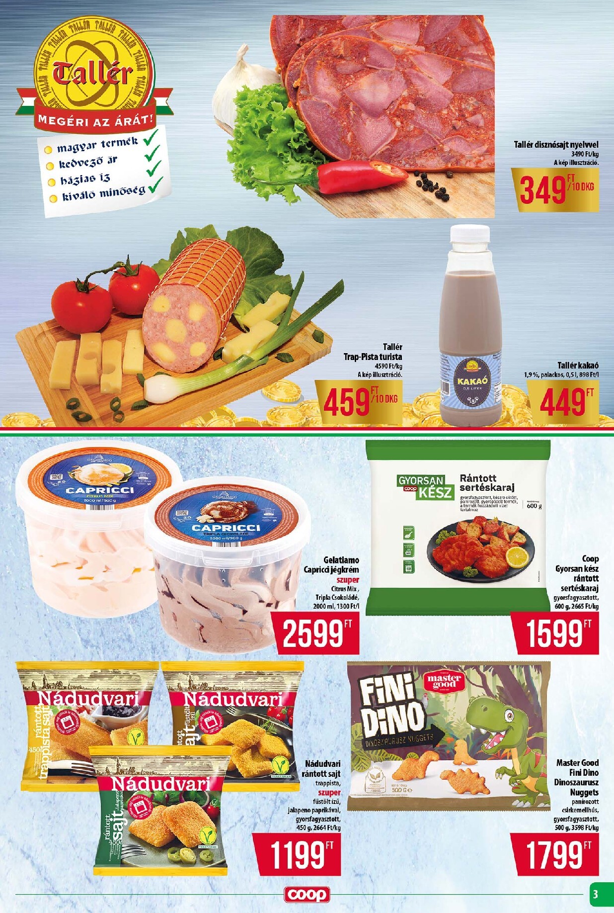 coop - A jövőbeli Coop - Tisza - Abc-Szuper akciós újság csütörtöktől 2026.08.27.-tól szerdától 2026.09.02.-ig érvényes. - page: 3