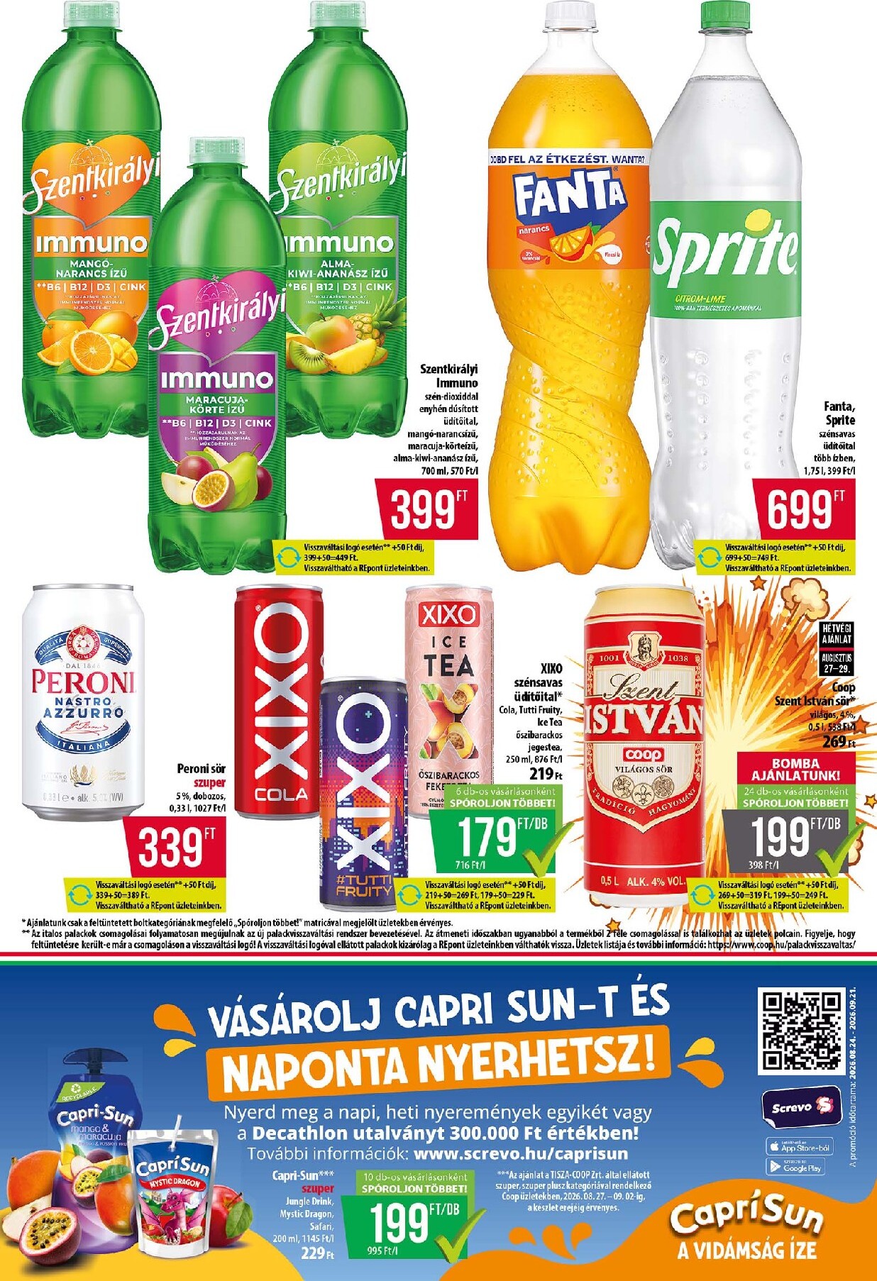 coop - A jövőbeli Coop - Tisza - Abc-Szuper akciós újság csütörtöktől 2026.08.27.-tól szerdától 2026.09.02.-ig érvényes. - page: 6