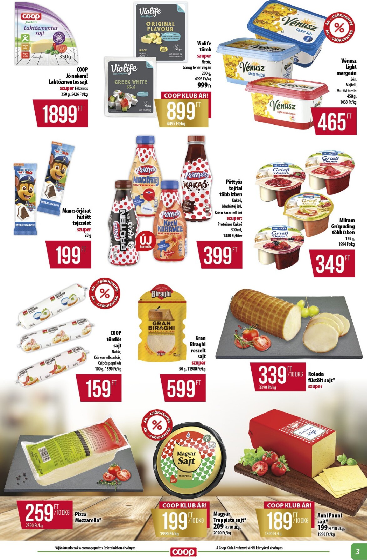 coop - A jövőbeli Coop - Alföld akciós újság csütörtöktől 2026.08.27.-tól szerdától 2026.09.02.-ig érvényes. - page: 3
