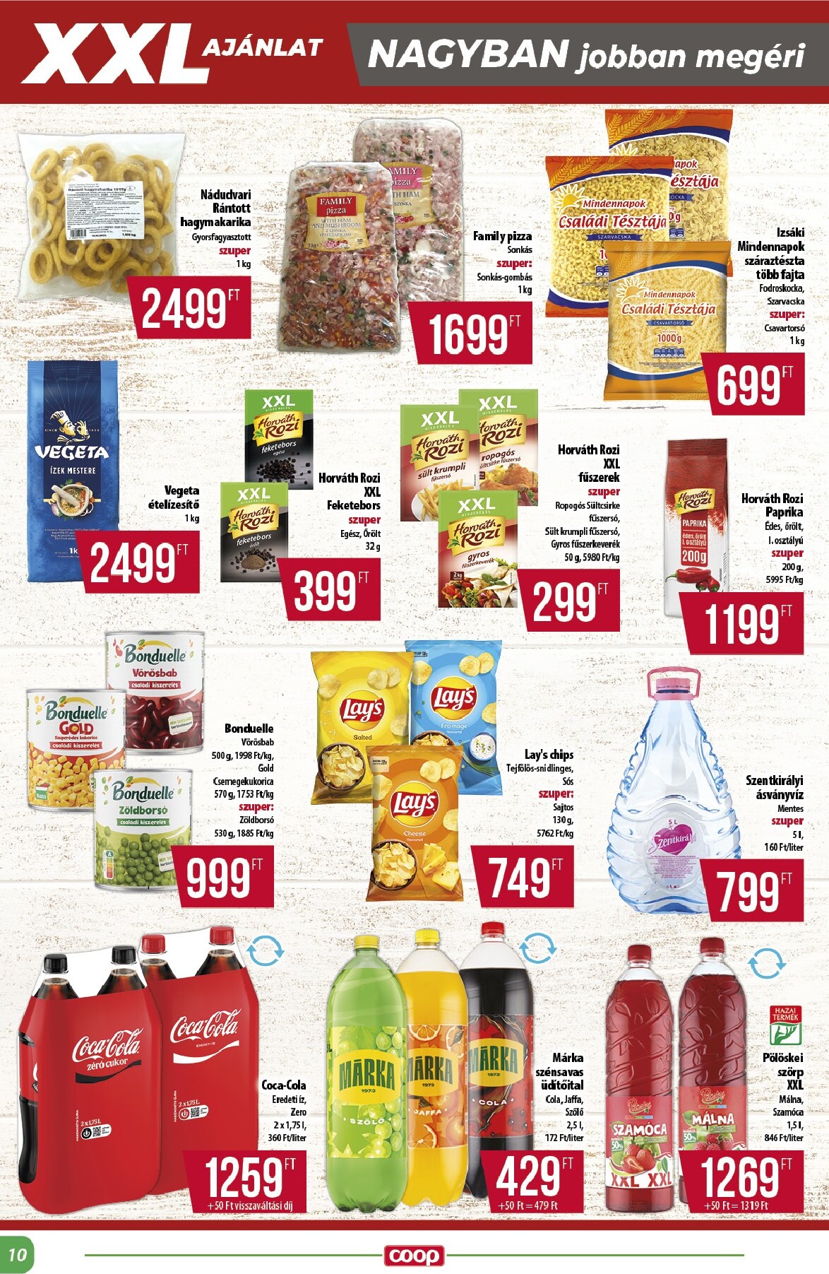 coop - A jövőbeli Coop - Alföld akciós újság csütörtöktől 2026.08.27.-tól szerdától 2026.09.02.-ig érvényes. - page: 10