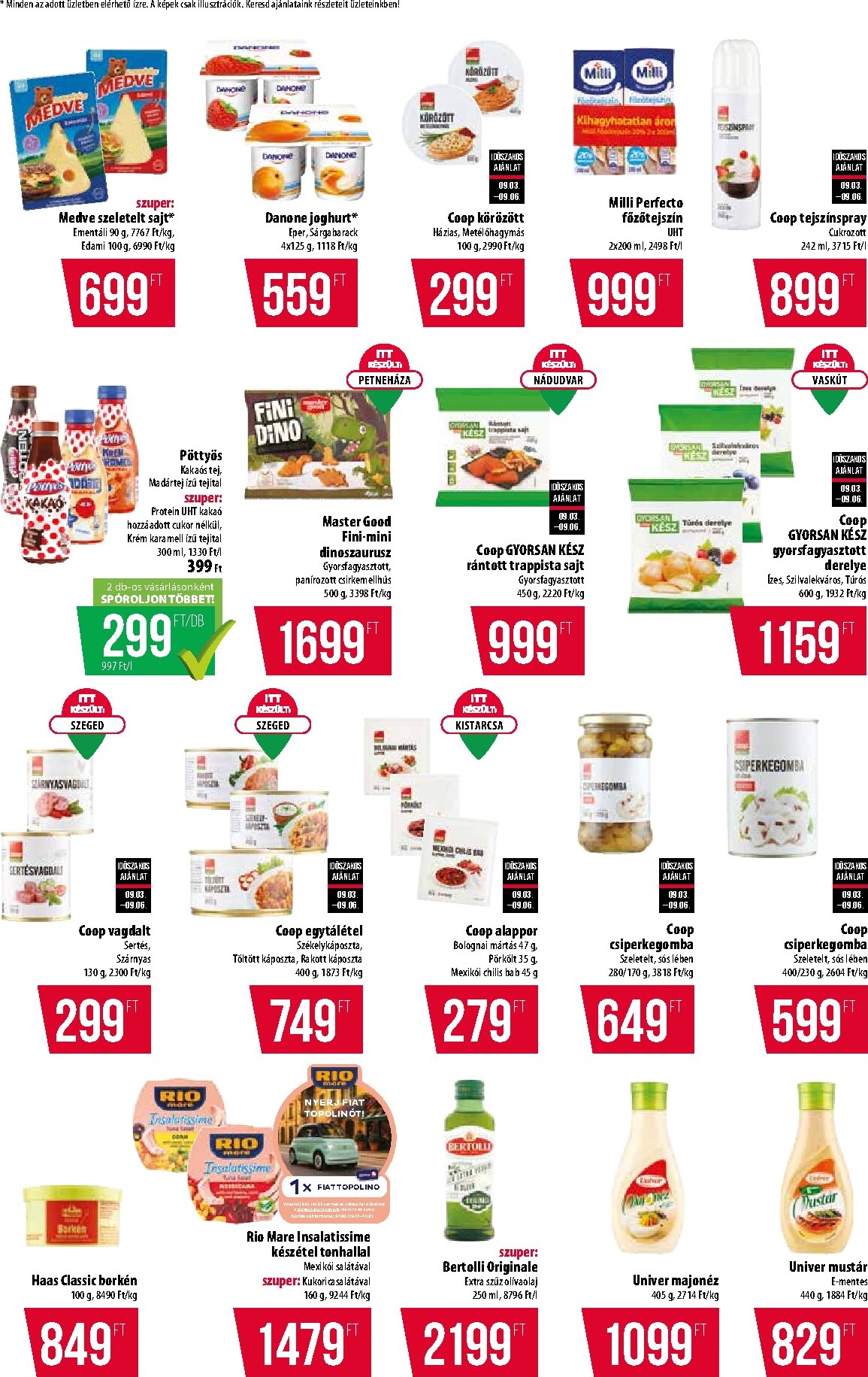 coop - A jövőbeli Coop - Abc-Szuper akciós újság csütörtöktől 2026.09.03.-tól szerdától 2026.09.09.-ig érvényes. - page: 8