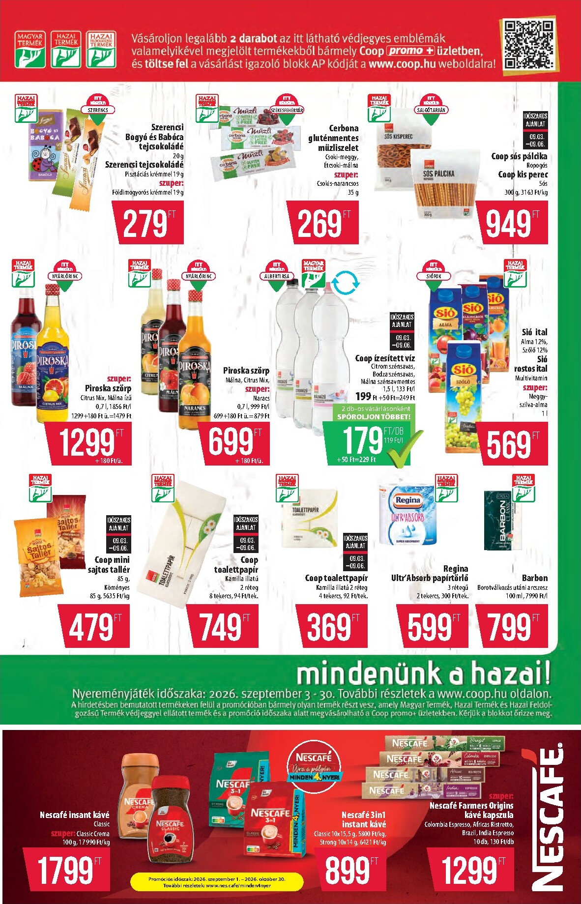 coop - A jövőbeli Coop - Tisza - Abc-Szuper akciós újság csütörtöktől 2026.09.03.-tól szerdától 2026.09.09.-ig érvényes. - page: 5