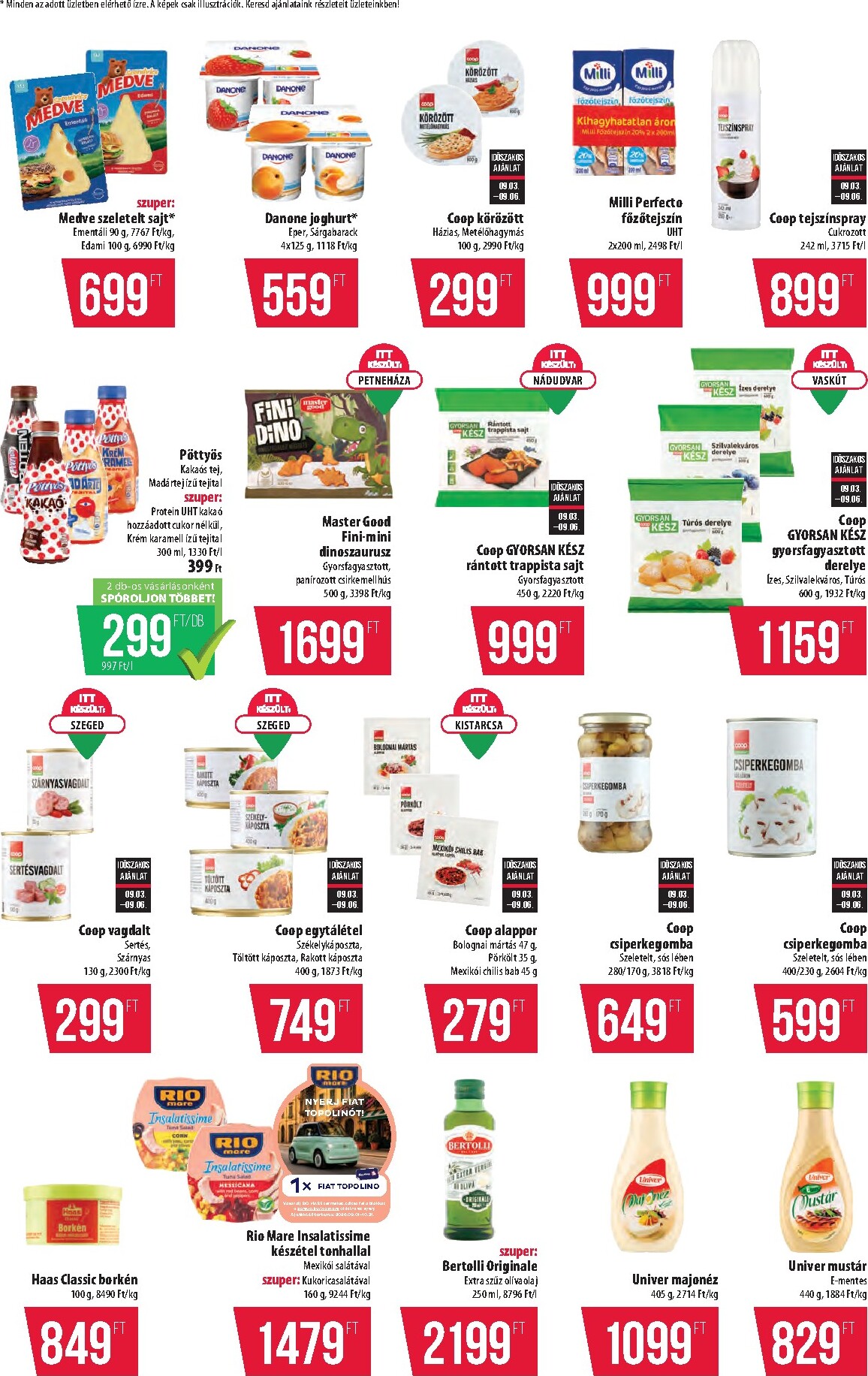 coop - A jövőbeli Coop - Tisza - Abc-Szuper akciós újság csütörtöktől 2026.09.03.-tól szerdától 2026.09.09.-ig érvényes. - page: 8