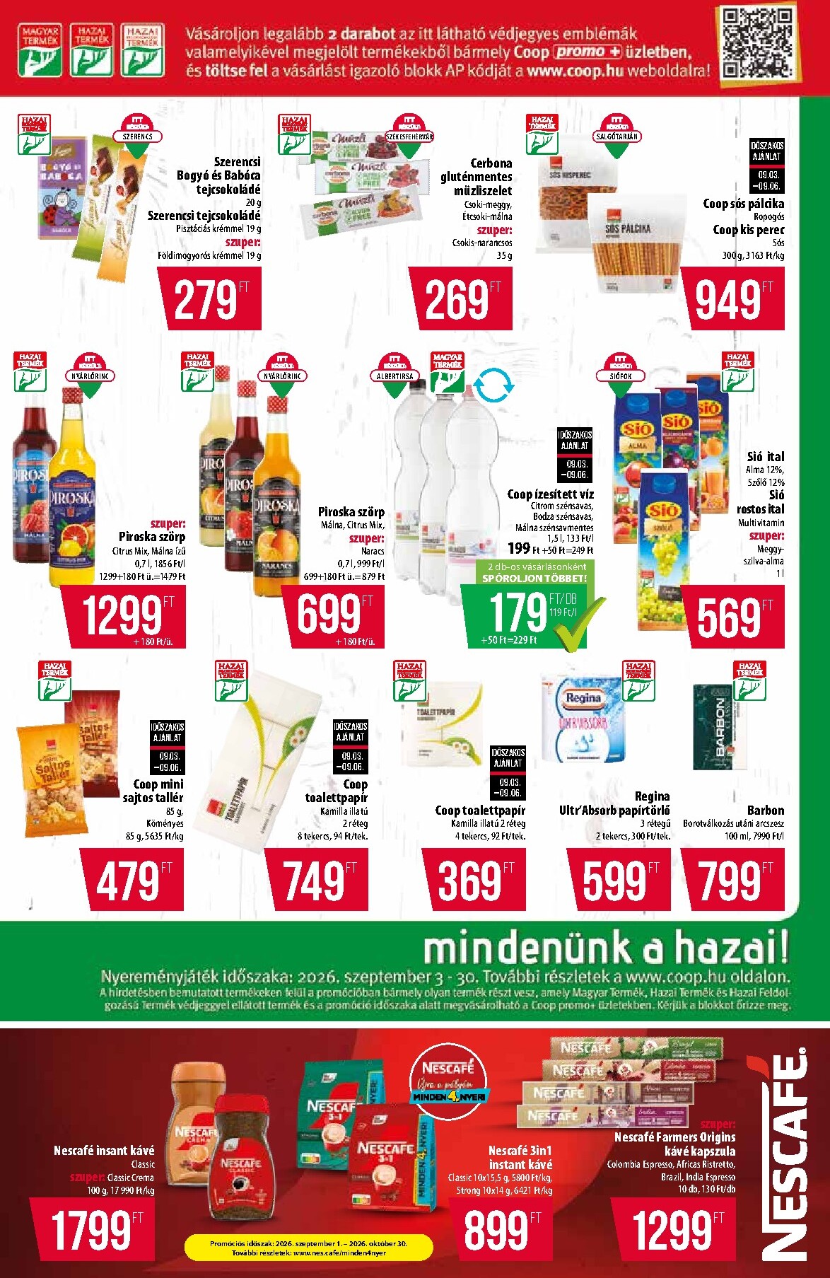 coop - A jövőbeli Coop - Alföld - Abc-Szuper akciós újság csütörtöktől 2026.09.03.-tól szerdától 2026.09.09.-ig érvényes. - page: 5