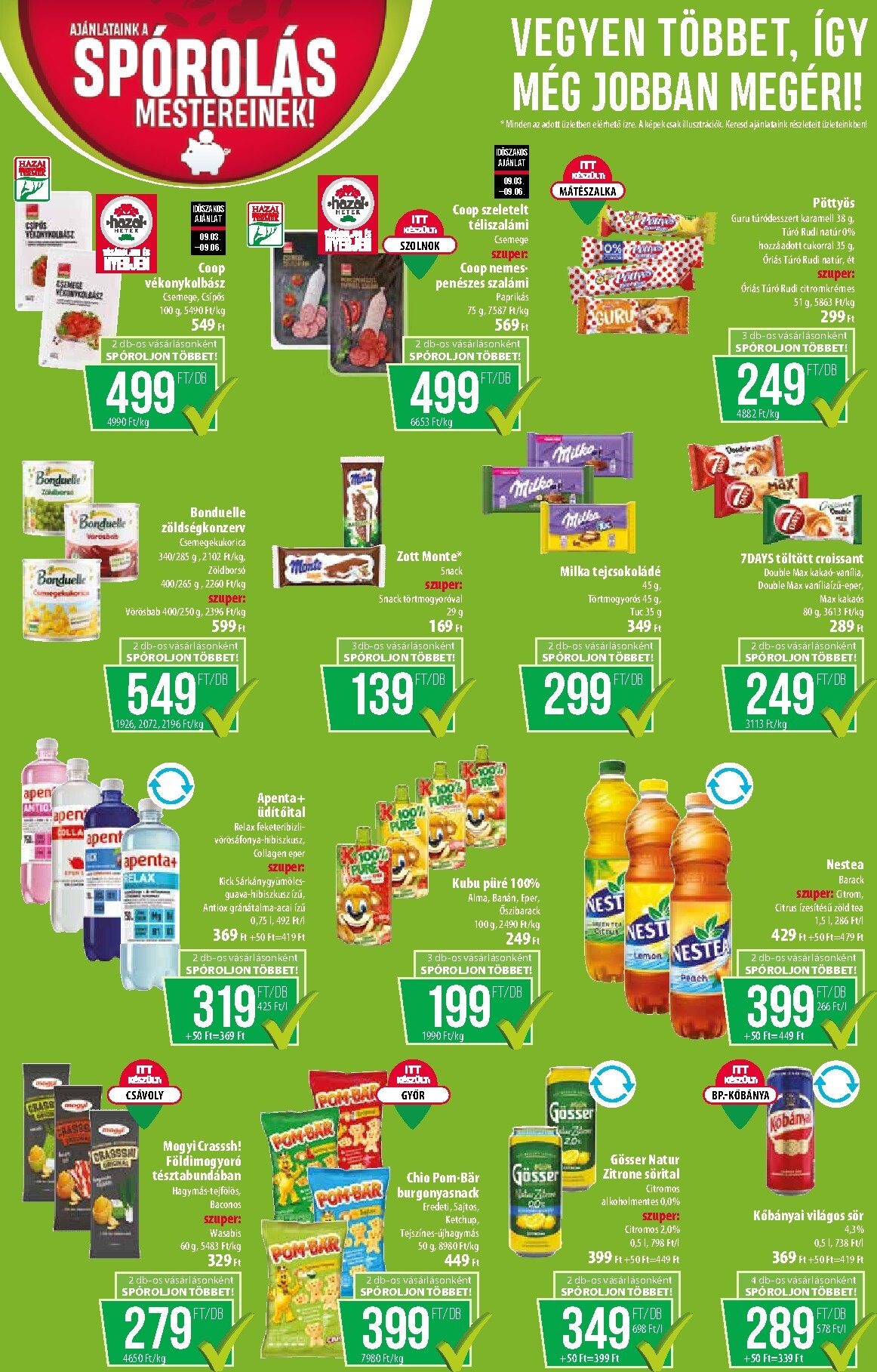 coop - A jövőbeli Coop - Alföld - Abc-Szuper akciós újság csütörtöktől 2026.09.03.-tól szerdától 2026.09.09.-ig érvényes. - page: 6
