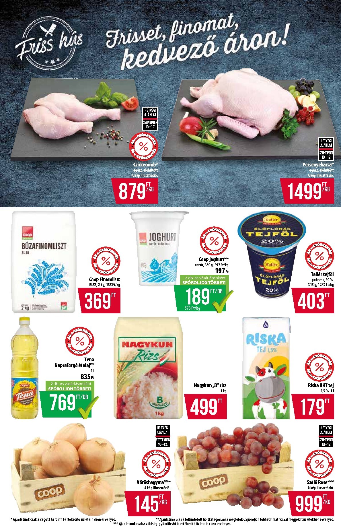 coop - A jövőbeli Coop - Tisza - Abc-Szuper akciós újság csütörtöktől 2026.09.10.-tól szerdától 2026.09.16.-ig érvényes. - page: 6