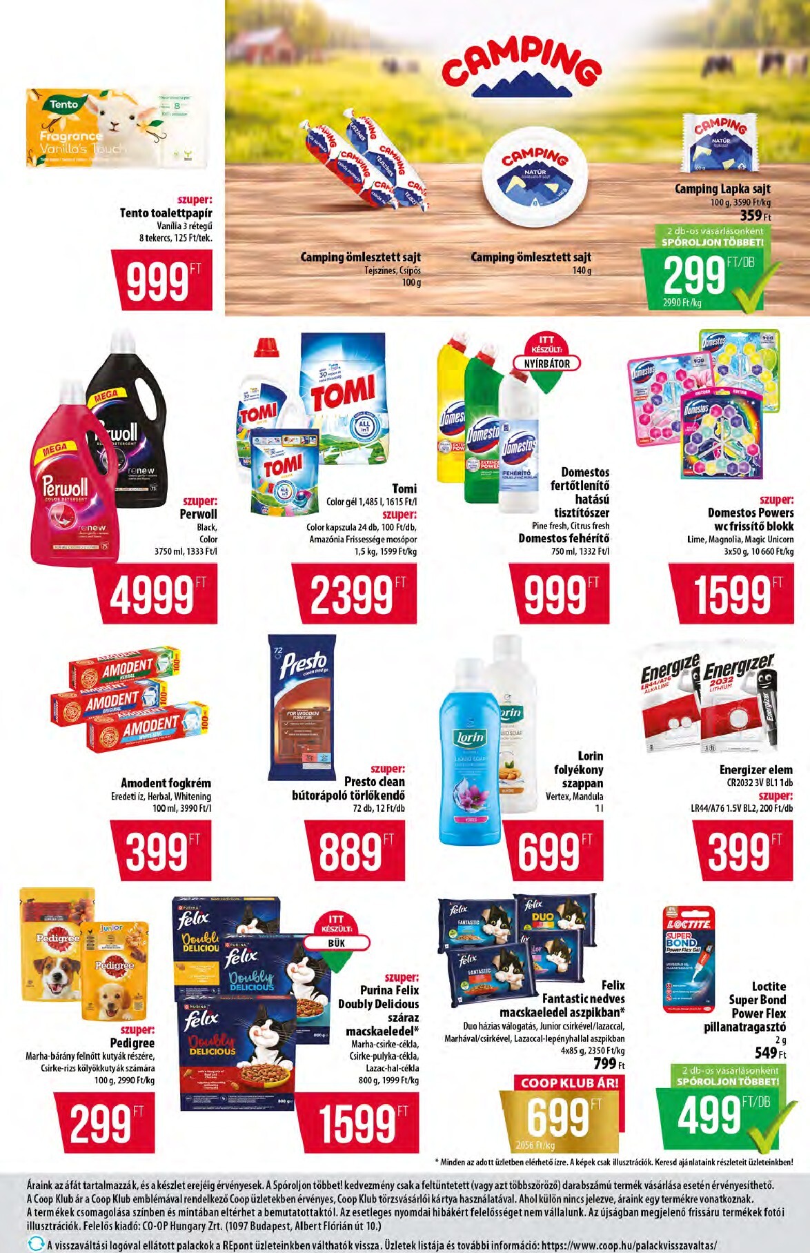 coop - A jövőbeli Coop - Tisza - Abc-Szuper akciós újság csütörtöktől 2026.09.10.-tól szerdától 2026.09.16.-ig érvényes. - page: 11
