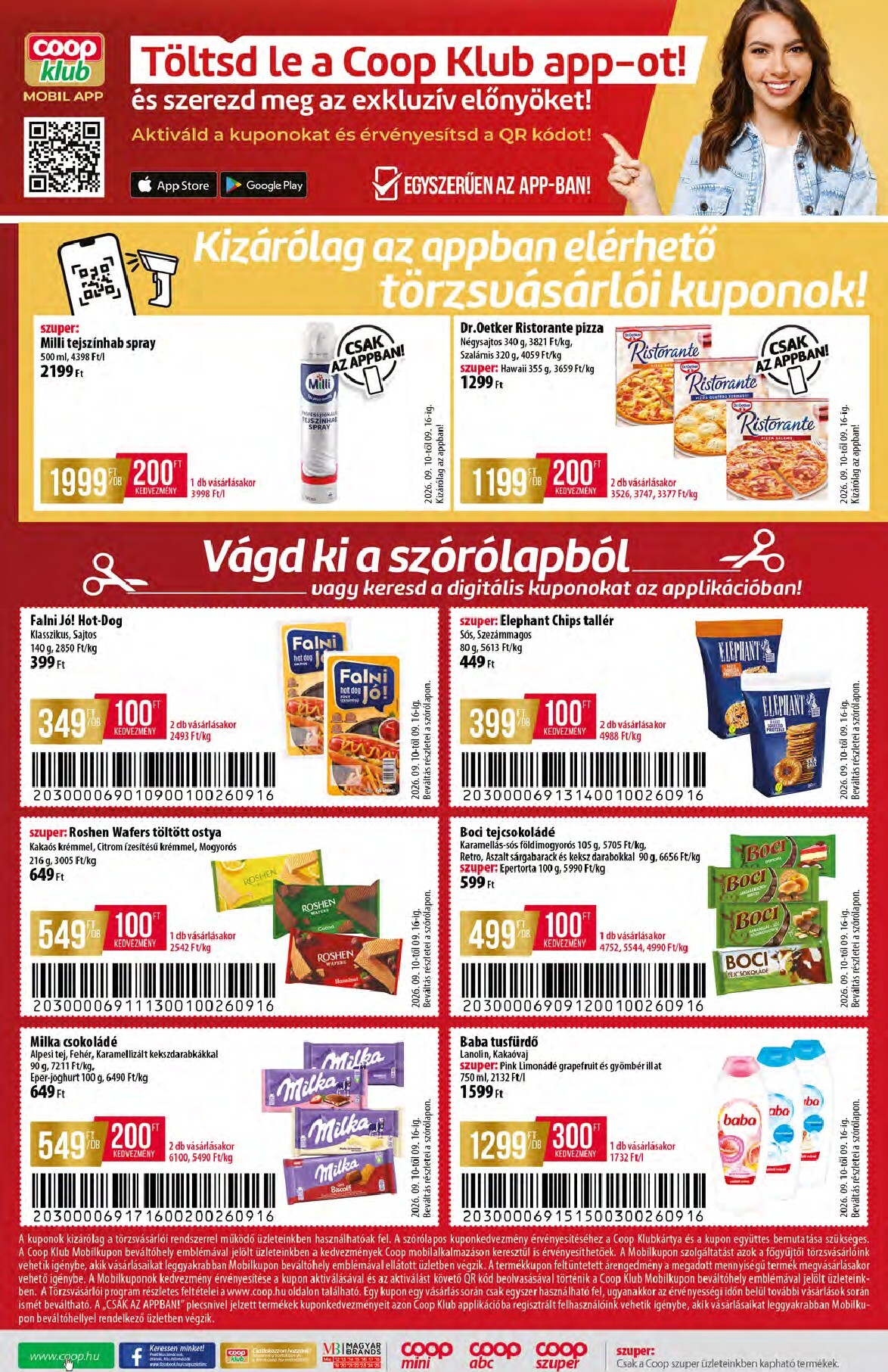 coop - A jövőbeli Coop - Abc-Szuper akciós újság csütörtöktől 2026.09.10.-tól szerdától 2026.09.16.-ig érvényes. - page: 12