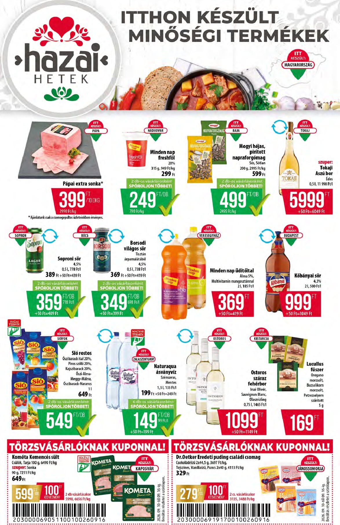 coop - A jövőbeli Coop - Alföld - Abc-Szuper akciós újság csütörtöktől 2026.09.10.-tól szerdától 2026.09.16.-ig érvényes. - page: 4
