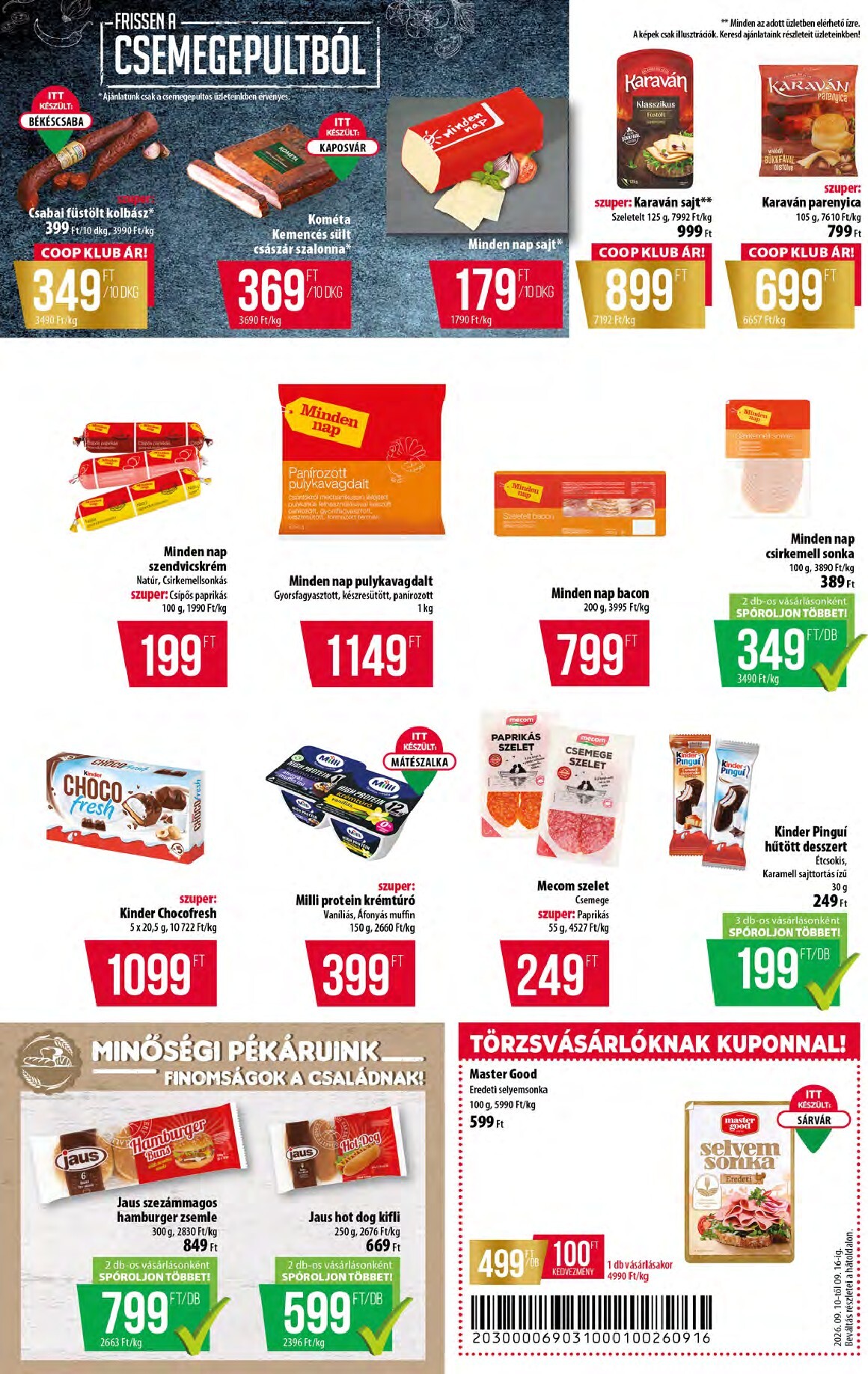 coop - A jövőbeli Coop - Alföld - Abc-Szuper akciós újság csütörtöktől 2026.09.10.-tól szerdától 2026.09.16.-ig érvényes. - page: 2