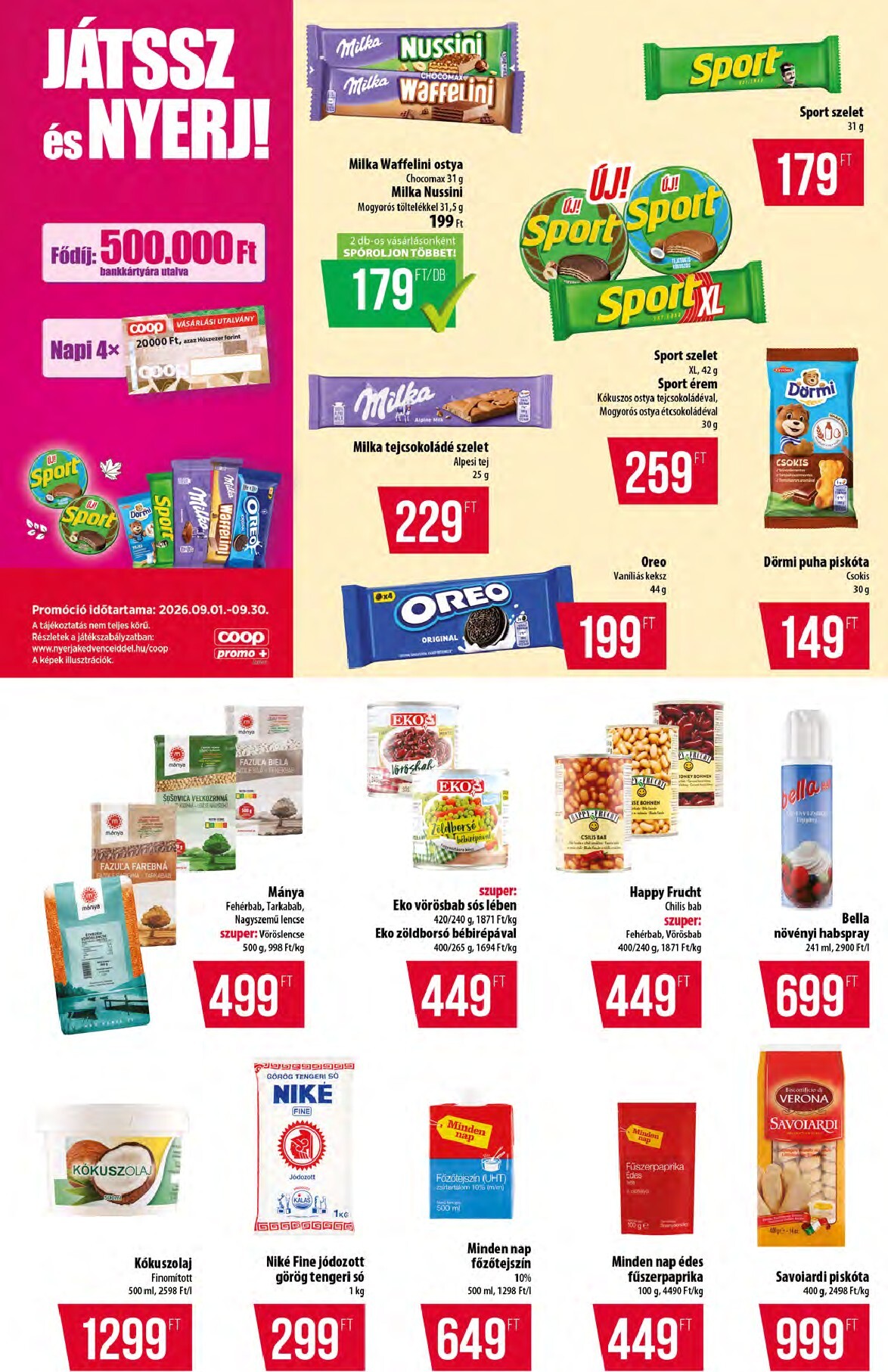 coop - A jövőbeli Coop - Alföld - Abc-Szuper akciós újság csütörtöktől 2026.09.10.-tól szerdától 2026.09.16.-ig érvényes. - page: 9
