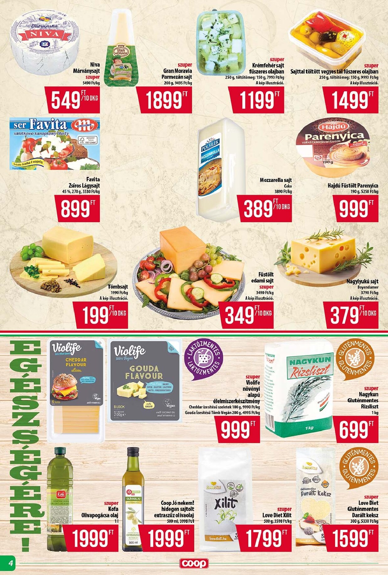 coop - A jövőbeli Coop - Tisza - Abc-Szuper akciós újság csütörtöktől 2026.09.17.-tól szerdától 2026.09.23.-ig érvényes. - page: 4