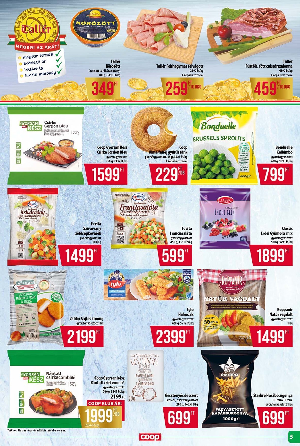 coop - A jövőbeli Coop - Tisza - Abc-Szuper akciós újság csütörtöktől 2026.09.17.-tól szerdától 2026.09.23.-ig érvényes. - page: 5