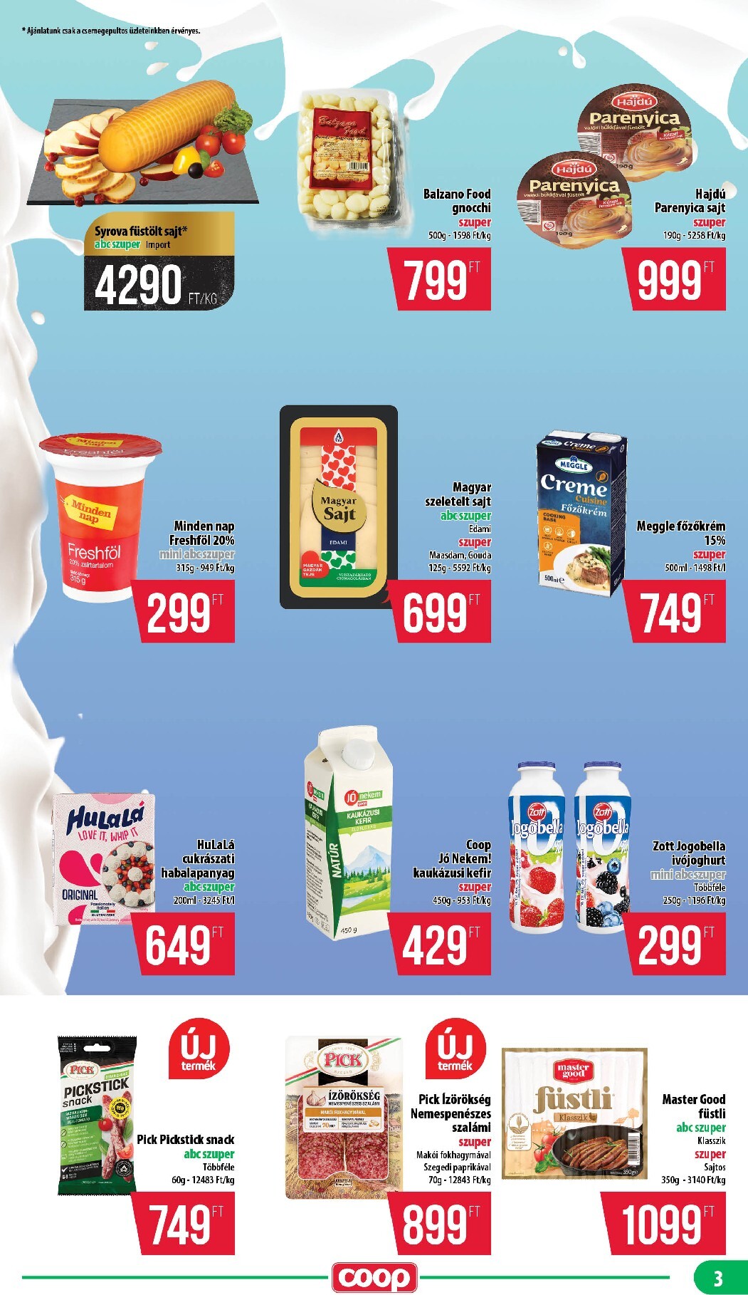 coop - A jövőbeli Coop - Mecsek akciós újság csütörtöktől 2026.09.17.-tól szerdától 2026.09.23.-ig érvényes. - page: 3