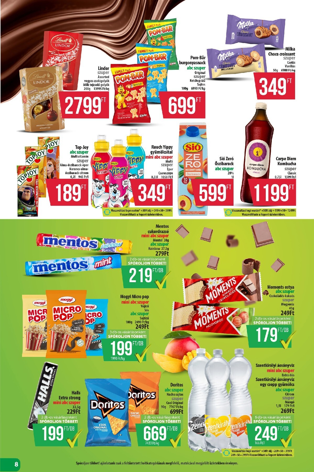 coop - A jövőbeli Coop - Észak-Kelet akciós újság csütörtöktől 2026.09.17.-tól szerdától 2026.09.23.-ig érvényes. - page: 8