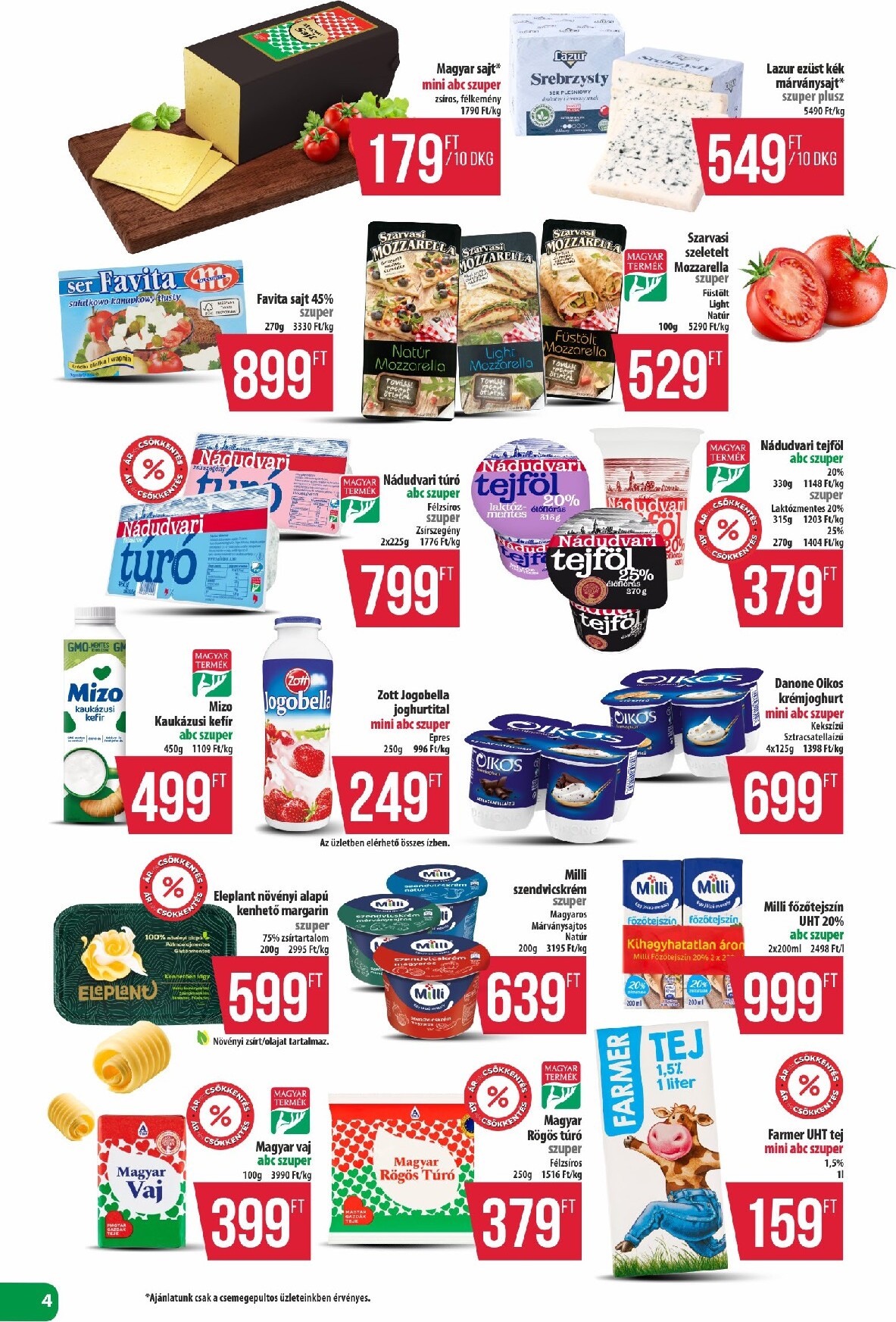 coop - A jövőbeli Coop - Észak-Kelet akciós újság csütörtöktől 2026.09.17.-tól szerdától 2026.09.23.-ig érvényes. - page: 4