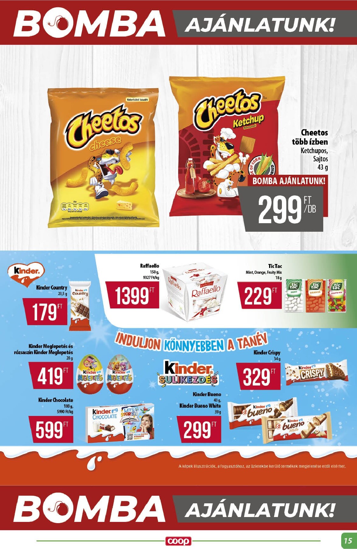 coop - A jövőbeli Coop - Abc Szuper Alföld akciós újság csütörtöktől 2026.09.17.-tól szerdától 2026.09.23.-ig érvényes. - page: 15