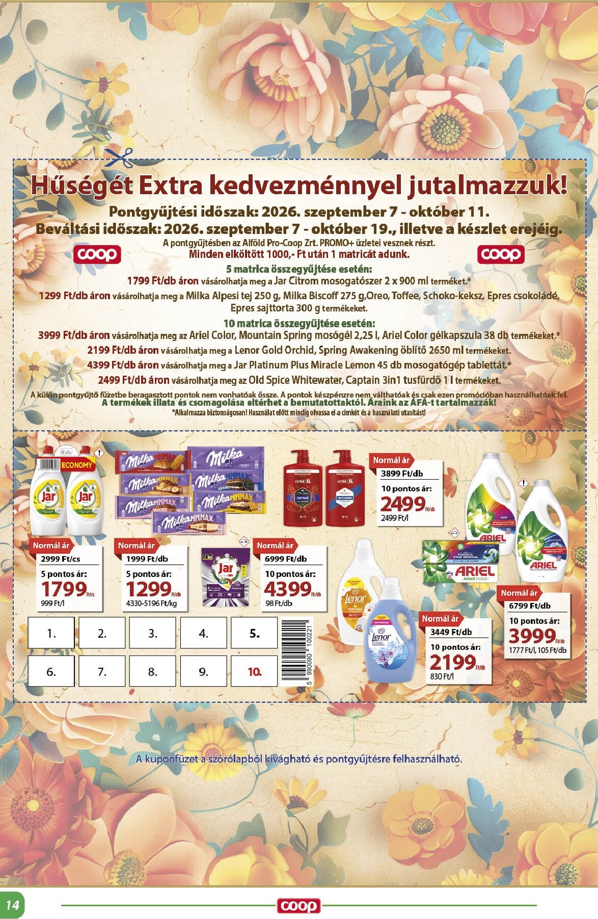 coop - A jövőbeli Coop - Abc Szuper Alföld akciós újság csütörtöktől 2026.09.17.-tól szerdától 2026.09.23.-ig érvényes. - page: 14