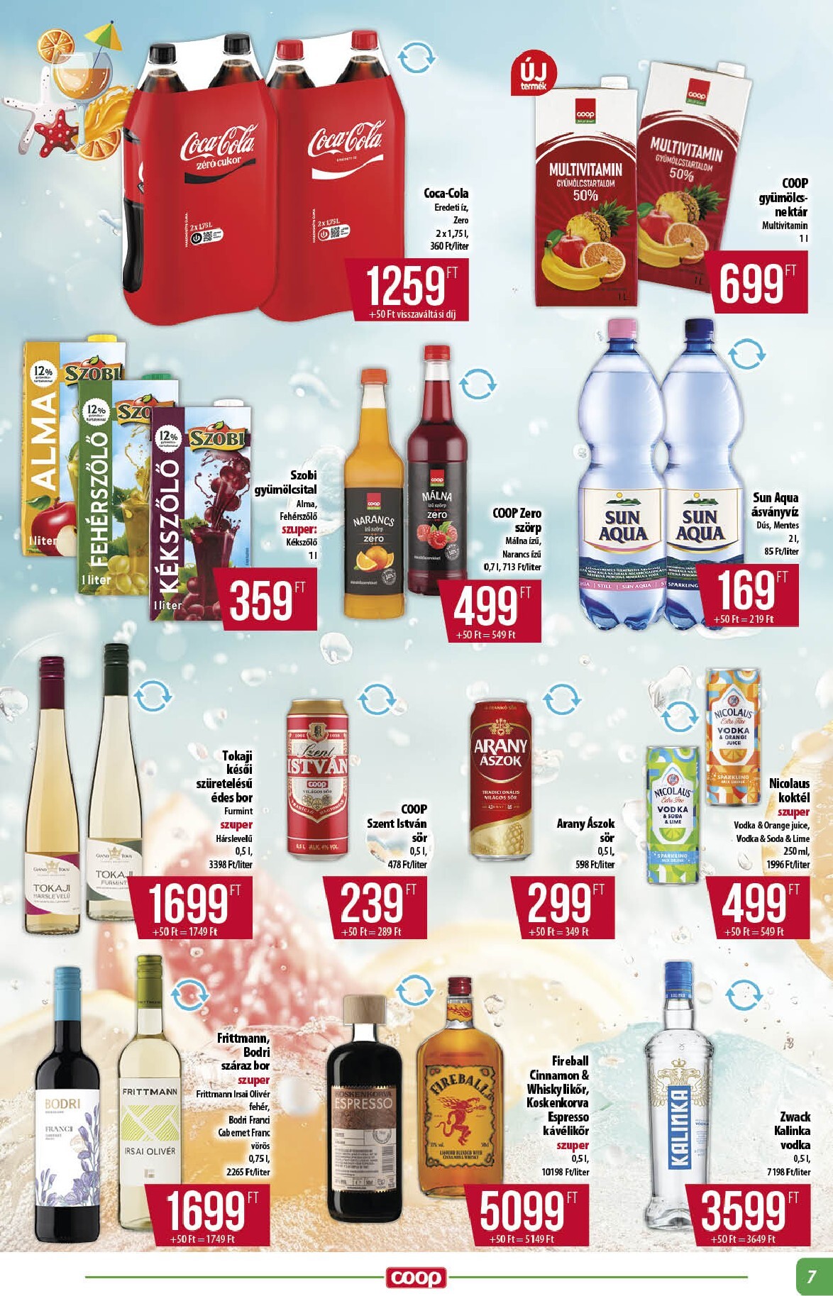 coop - A jövőbeli Coop - Abc Szuper Alföld akciós újság csütörtöktől 2026.09.17.-tól szerdától 2026.09.23.-ig érvényes. - page: 7