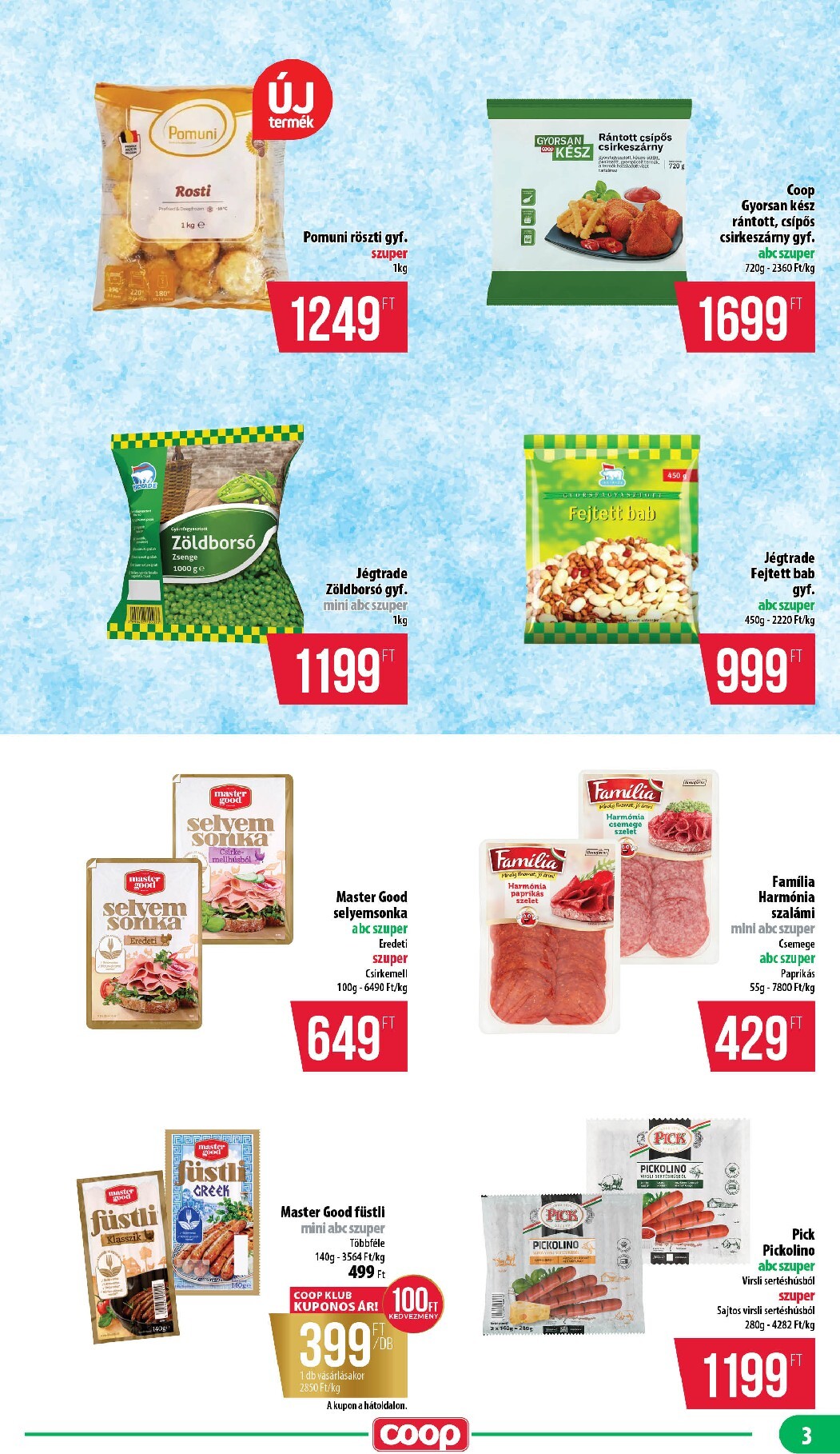 coop - A jövőbeli Coop - Mecsek akciós újság csütörtöktől 2026.09.24.-tól szerdától 2026.09.30.-ig érvényes. - page: 3