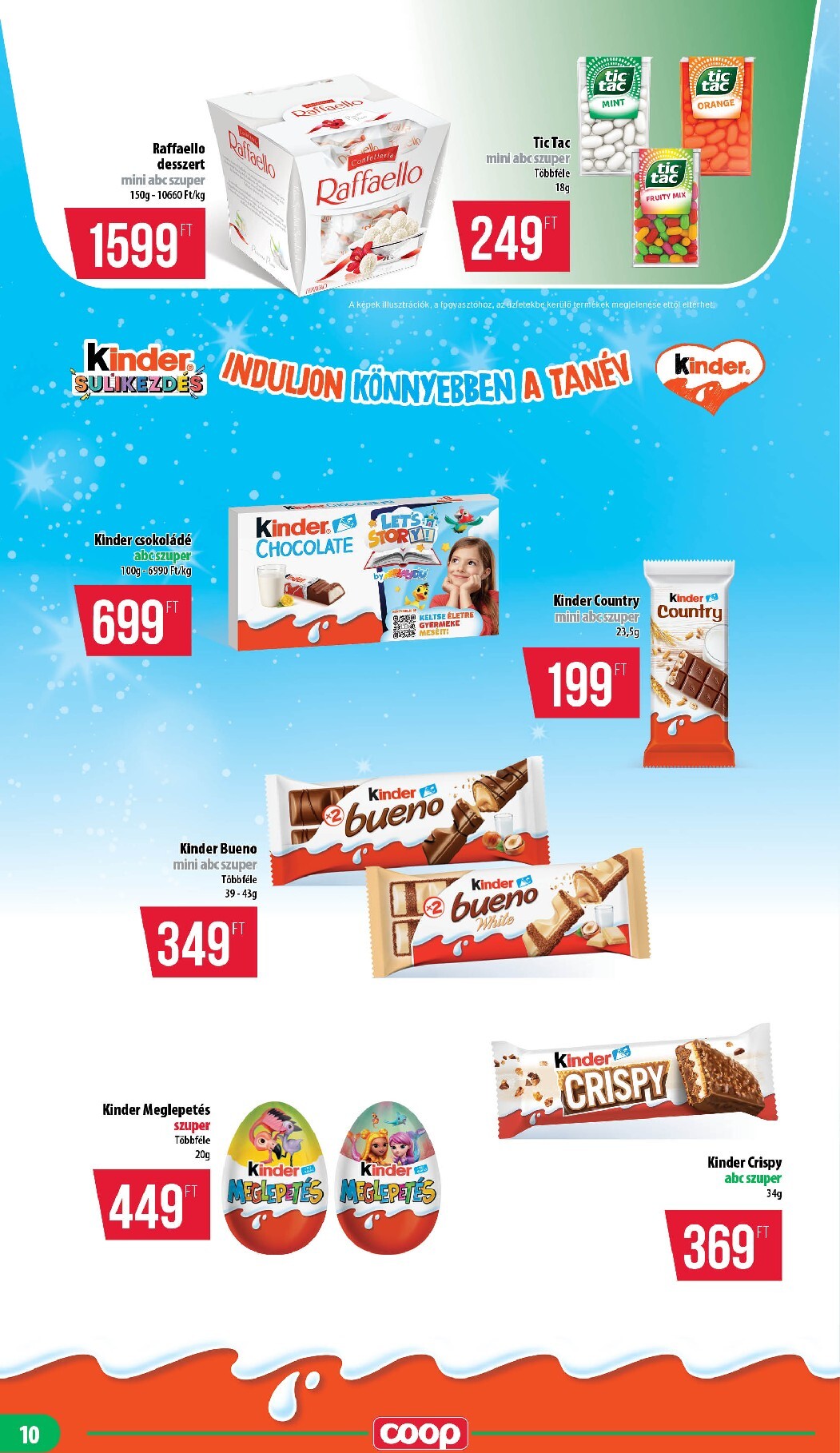 coop - A jövőbeli Coop - Mecsek akciós újság csütörtöktől 2026.09.24.-tól szerdától 2026.09.30.-ig érvényes. - page: 10