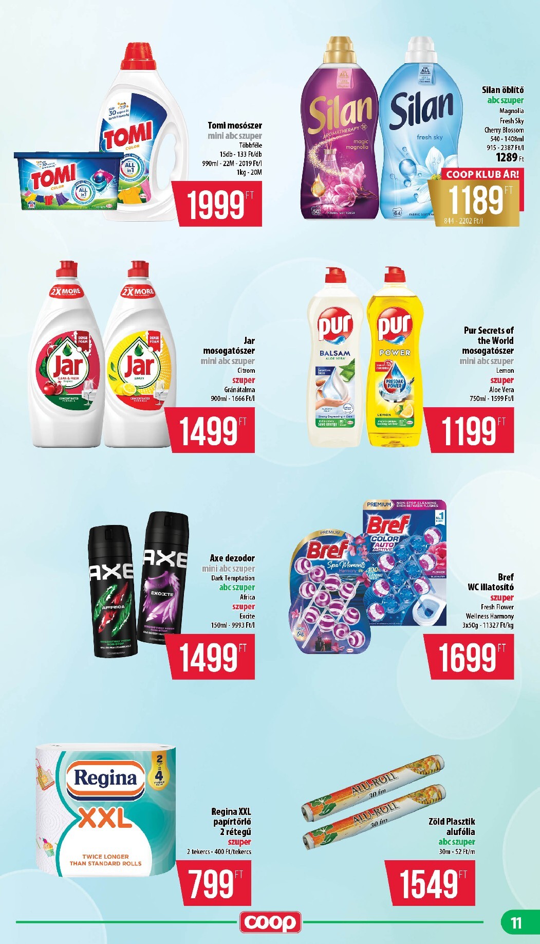 coop - A jövőbeli Coop - Mecsek akciós újság csütörtöktől 2026.09.24.-tól szerdától 2026.09.30.-ig érvényes. - page: 11