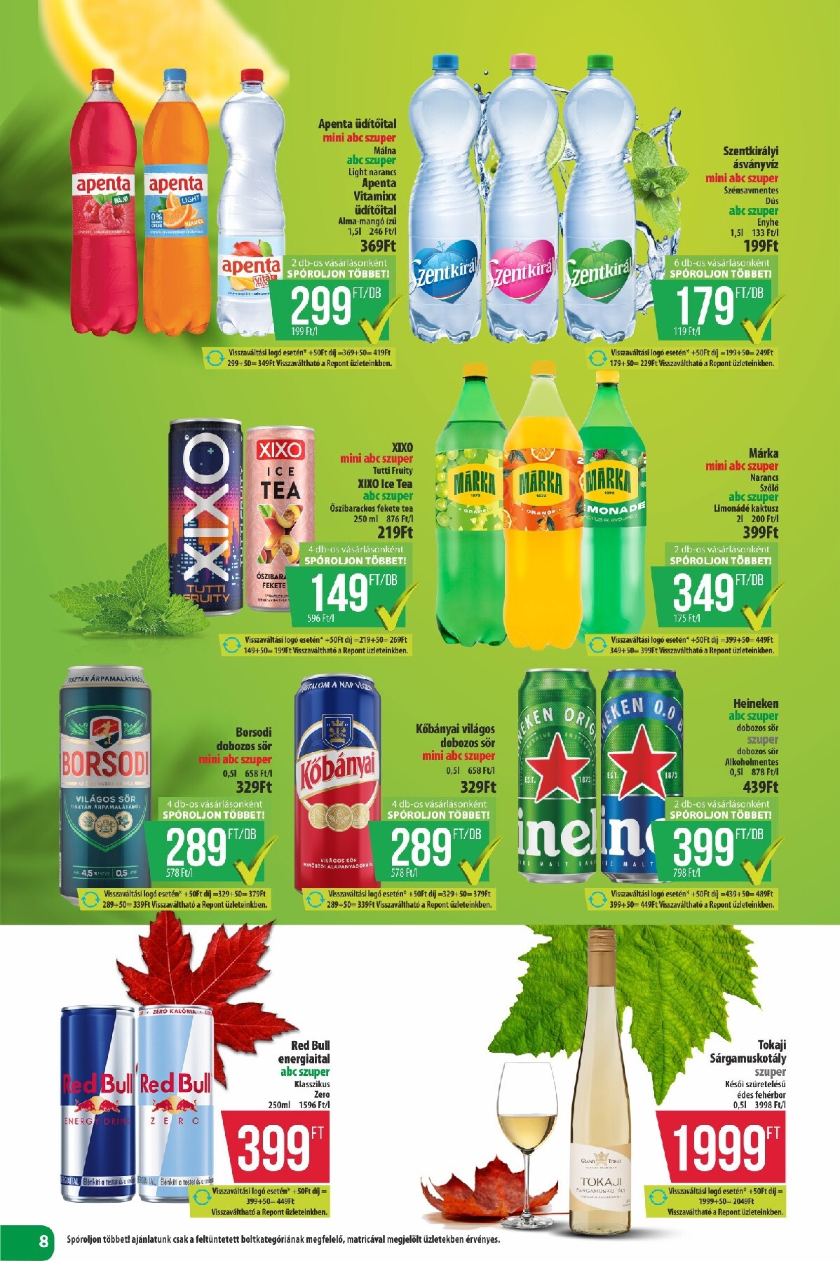 coop - A jövőbeli Coop - Észak-Kelet akciós újság csütörtöktől 2026.09.24.-tól szerdától 2026.09.30.-ig érvényes. - page: 8