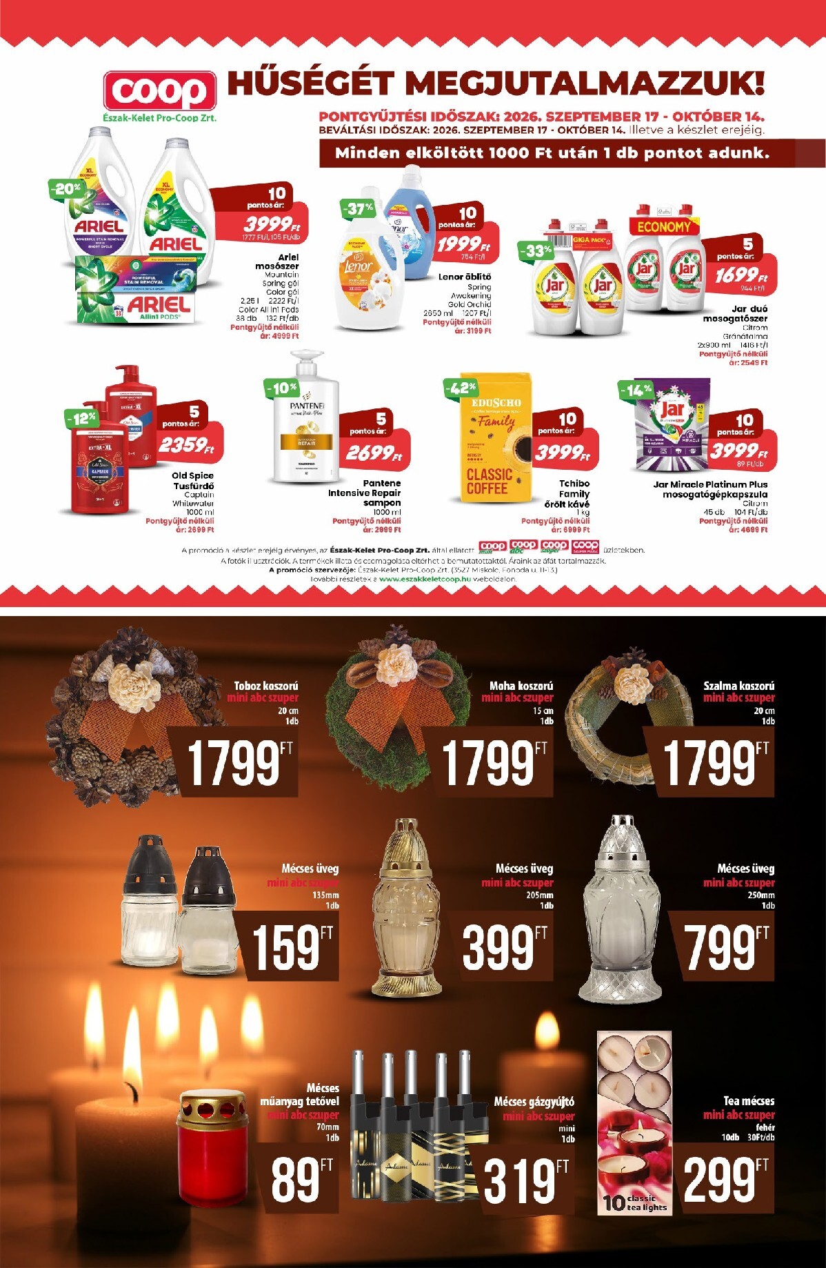 coop - A jövőbeli Coop - Észak-Kelet akciós újság csütörtöktől 2026.09.24.-tól szerdától 2026.09.30.-ig érvényes. - page: 10