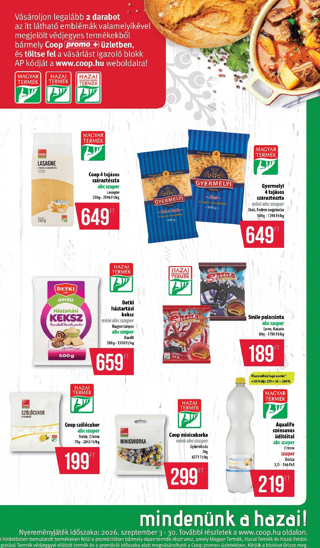 coop - A jövőbeli Coop - Nyírzem/Szabolcs akciós újság csütörtöktől 2026.09.24.-tól szerdától 2026.09.30.-ig érvényes. - page: 5
