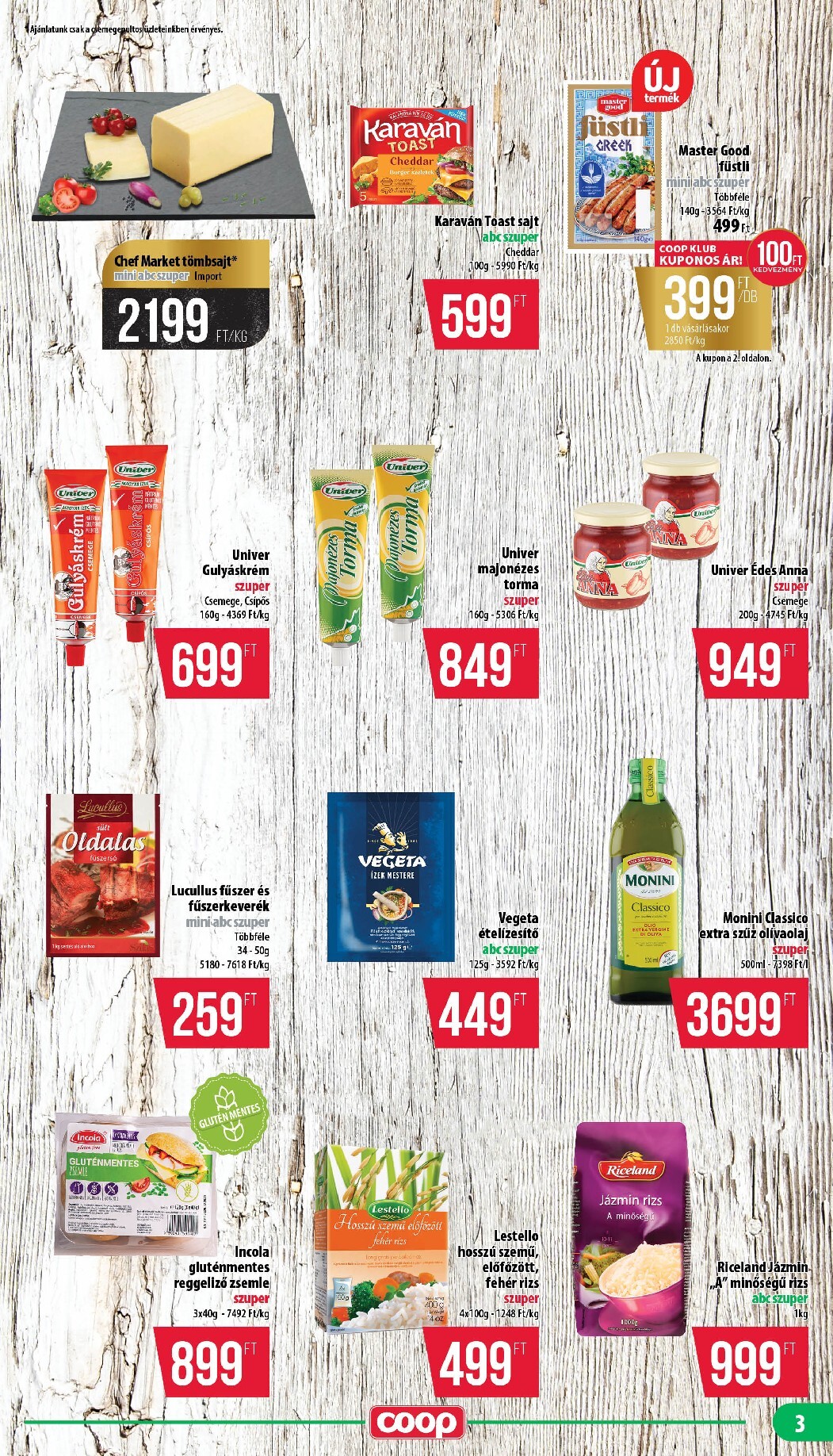 coop - A jövőbeli Coop - Nyírzem/Szabolcs akciós újság csütörtöktől 2026.09.24.-tól szerdától 2026.09.30.-ig érvényes. - page: 3