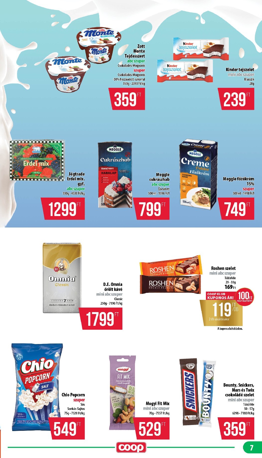 coop - A jövőbeli Coop - Nyírzem/Szabolcs akciós újság csütörtöktől 2026.09.24.-tól szerdától 2026.09.30.-ig érvényes. - page: 7