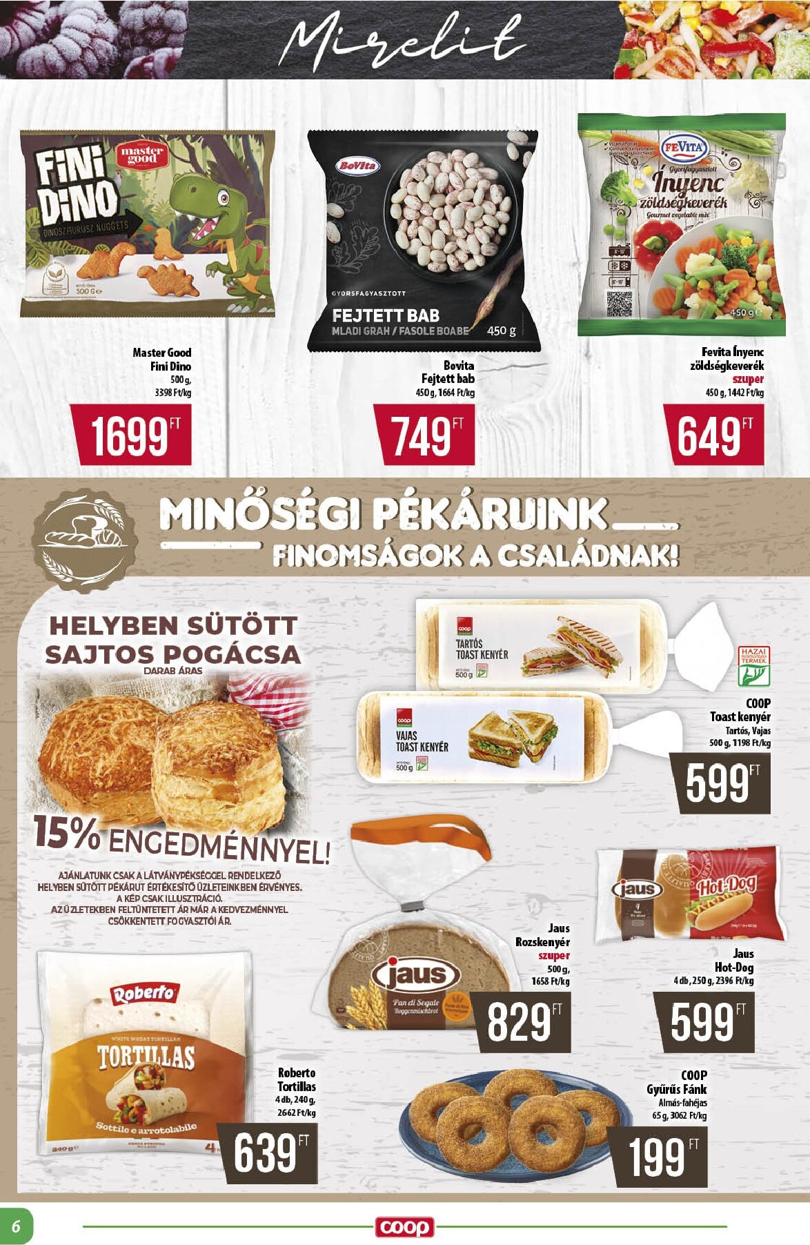 coop - A jövőbeli Coop - Abc Szuper Alföld akciós újság csütörtöktől 2026.09.24.-tól szerdától 2026.09.30.-ig érvényes. - page: 6