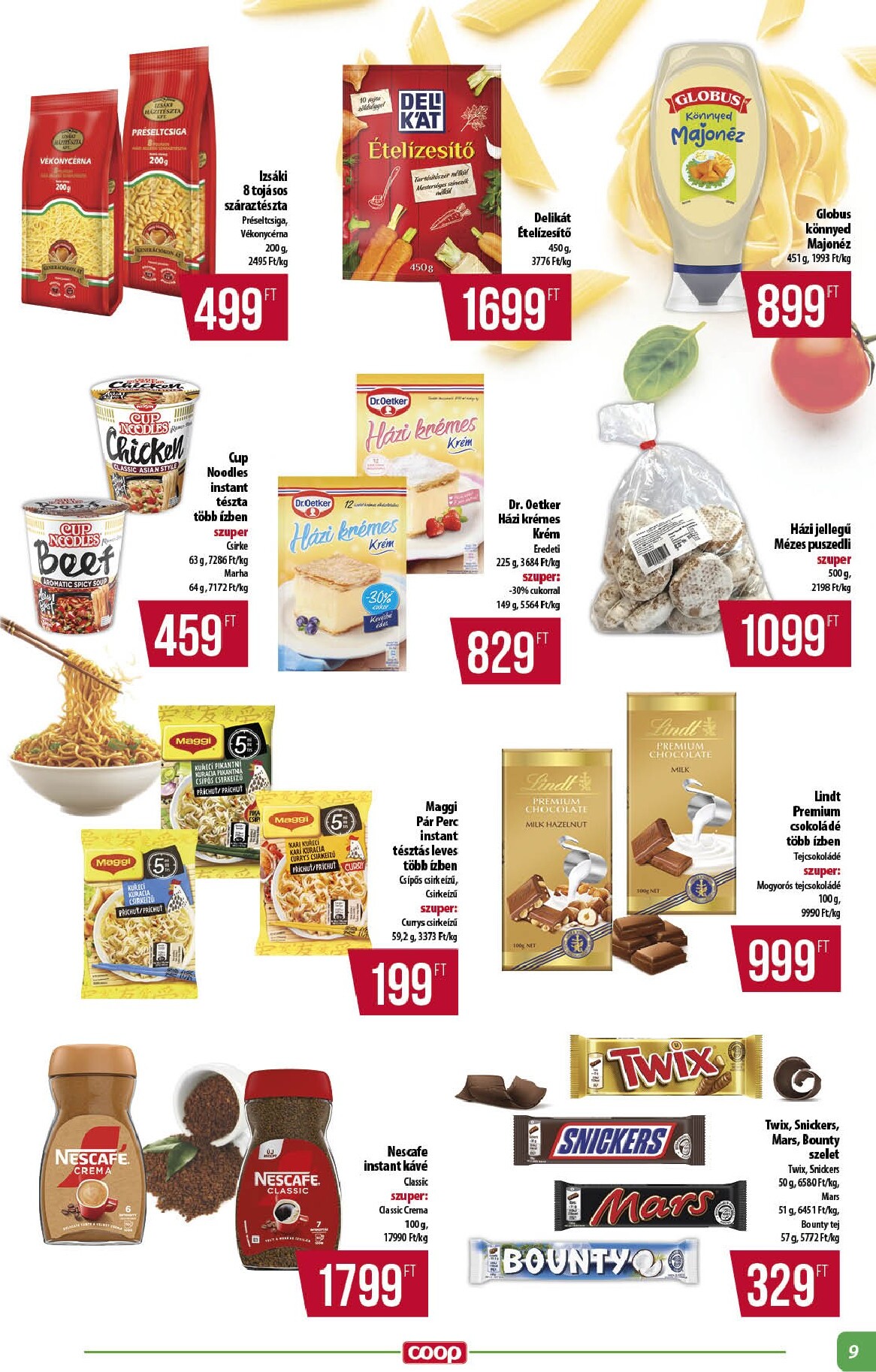 coop - A jövőbeli Coop - Abc Szuper Alföld akciós újság csütörtöktől 2026.09.24.-tól szerdától 2026.09.30.-ig érvényes. - page: 9