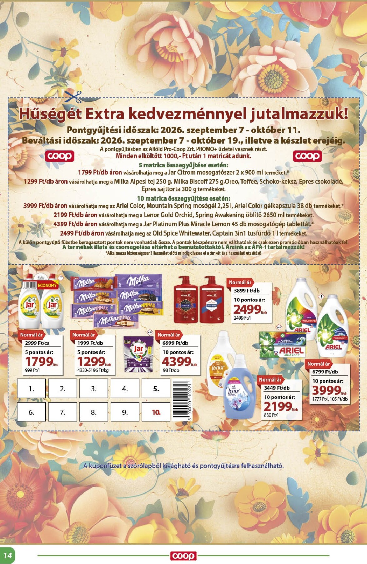 coop - A jövőbeli Coop - Abc Szuper Alföld akciós újság csütörtöktől 2026.09.24.-tól szerdától 2026.09.30.-ig érvényes. - page: 14