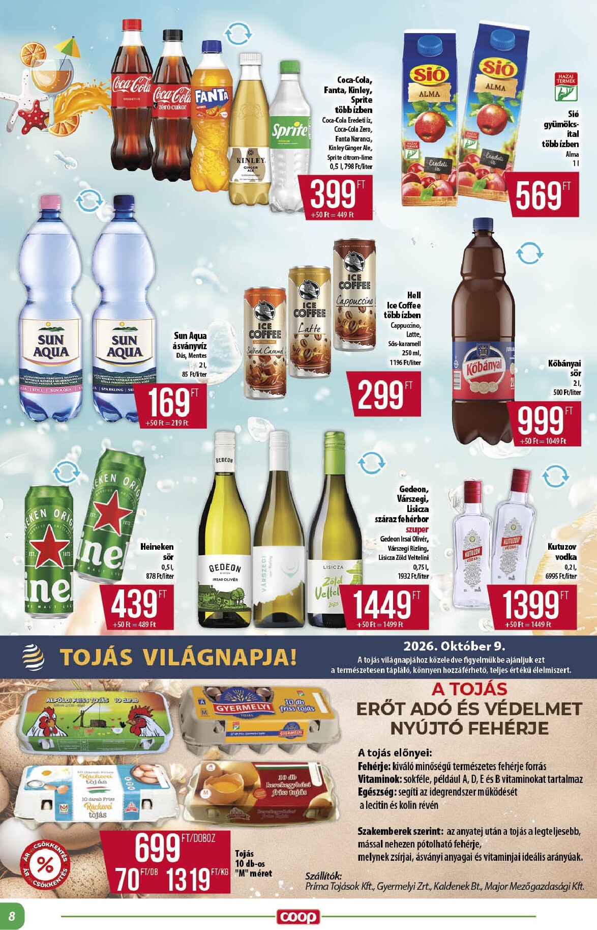 coop - A jövőbeli Coop - Abc Szuper Alföld akciós újság csütörtöktől 2026.09.24.-tól szerdától 2026.09.30.-ig érvényes. - page: 8