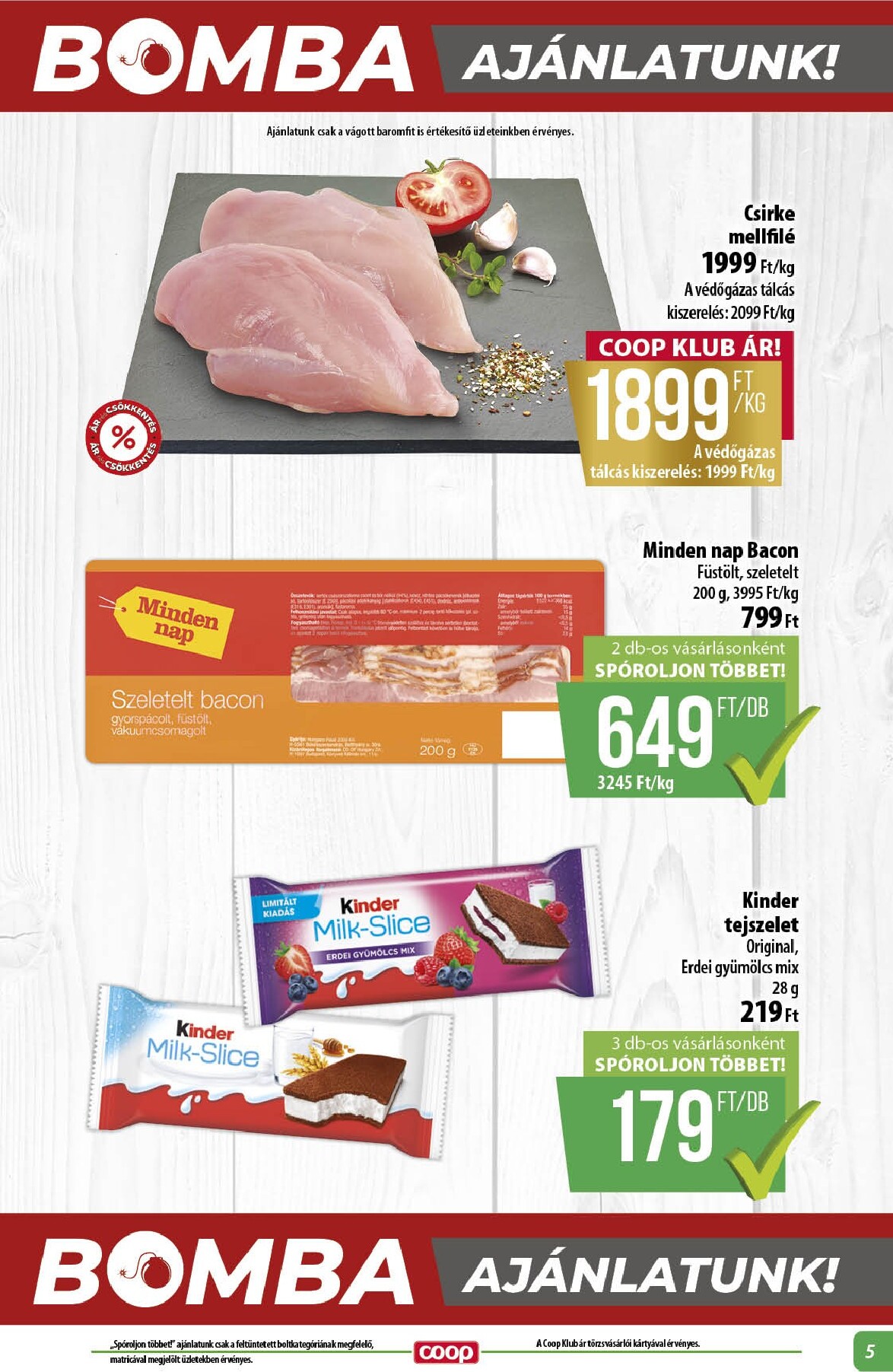 coop - A jövőbeli Coop - Abc Szuper Alföld akciós újság csütörtöktől 2026.09.24.-tól szerdától 2026.09.30.-ig érvényes. - page: 5