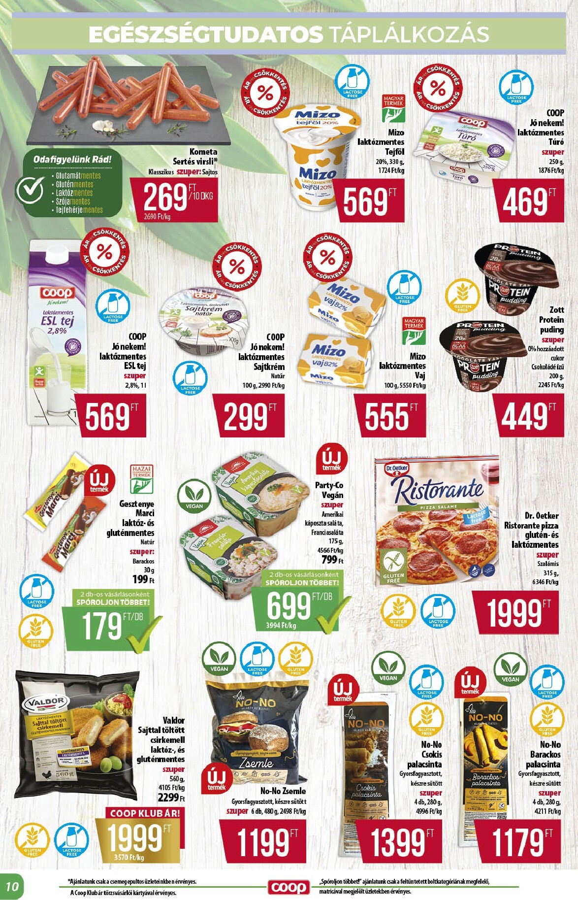 coop - A jövőbeli Coop - Abc Szuper Alföld akciós újság csütörtöktől 2026.09.24.-tól szerdától 2026.09.30.-ig érvényes. - page: 10