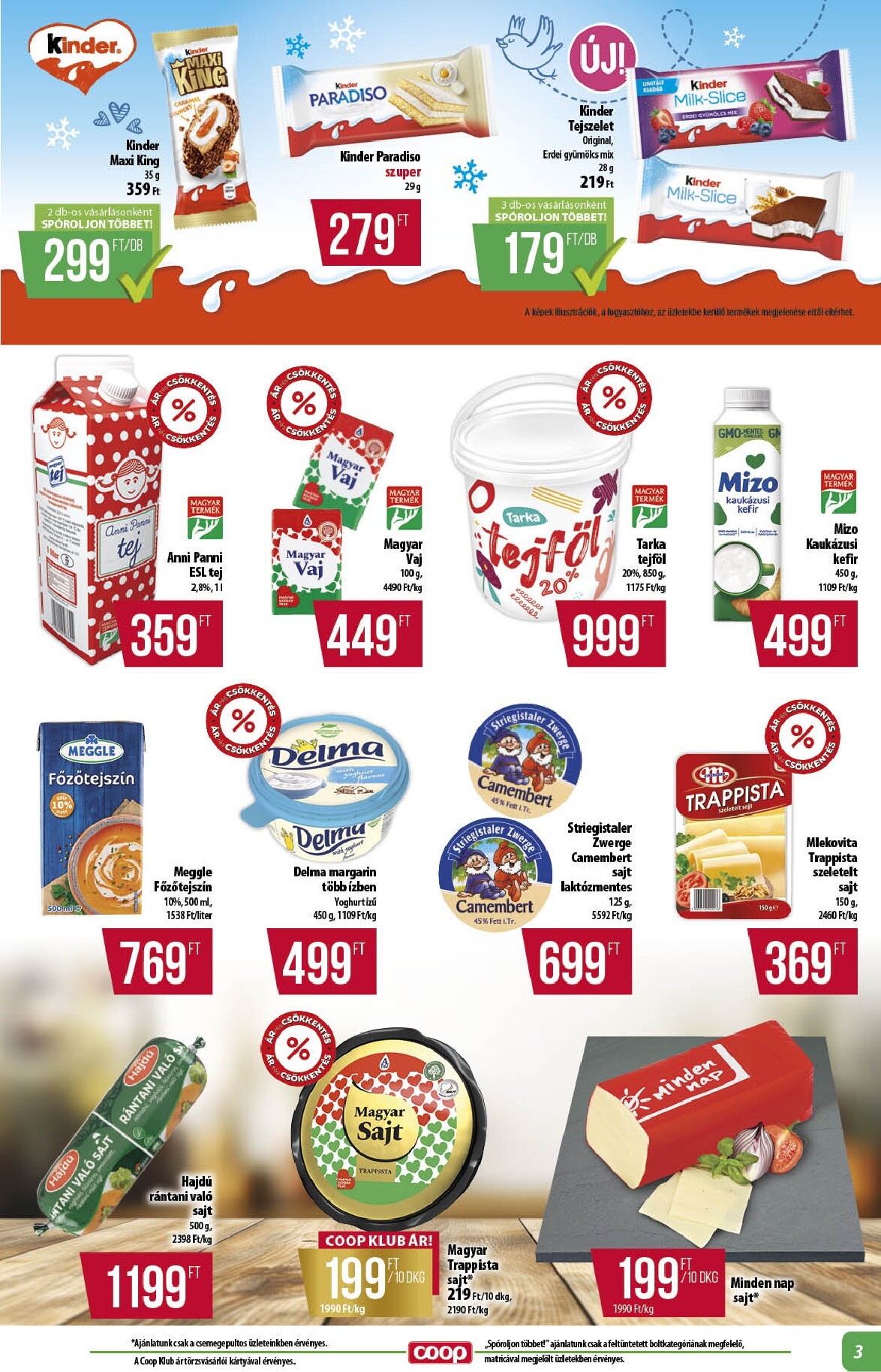 coop - A jövőbeli Coop - Abc Szuper Alföld akciós újság csütörtöktől 2026.09.24.-tól szerdától 2026.09.30.-ig érvényes. - page: 3