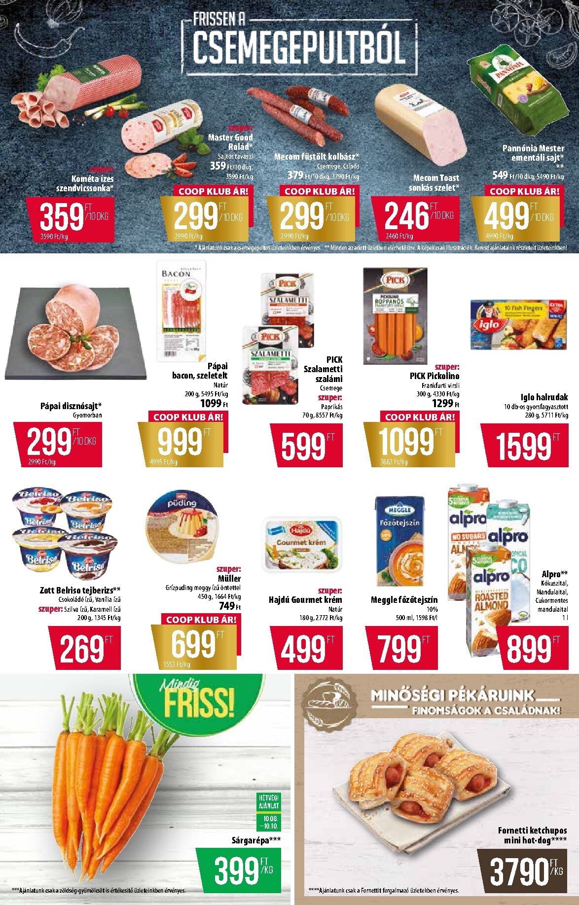 coop - A jövőbeli Coop - Abc-Szuper akciós újság csütörtöktől 2026.10.08.-tól szerdától 2026.10.14.-ig érvényes. - page: 2