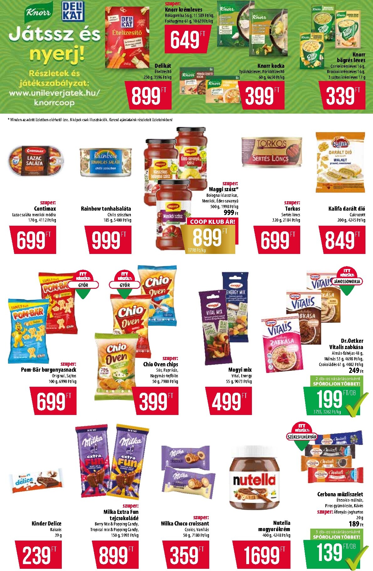 coop - A jövőbeli Coop - Abc-Szuper akciós újság csütörtöktől 2026.10.08.-tól szerdától 2026.10.14.-ig érvényes. - page: 8