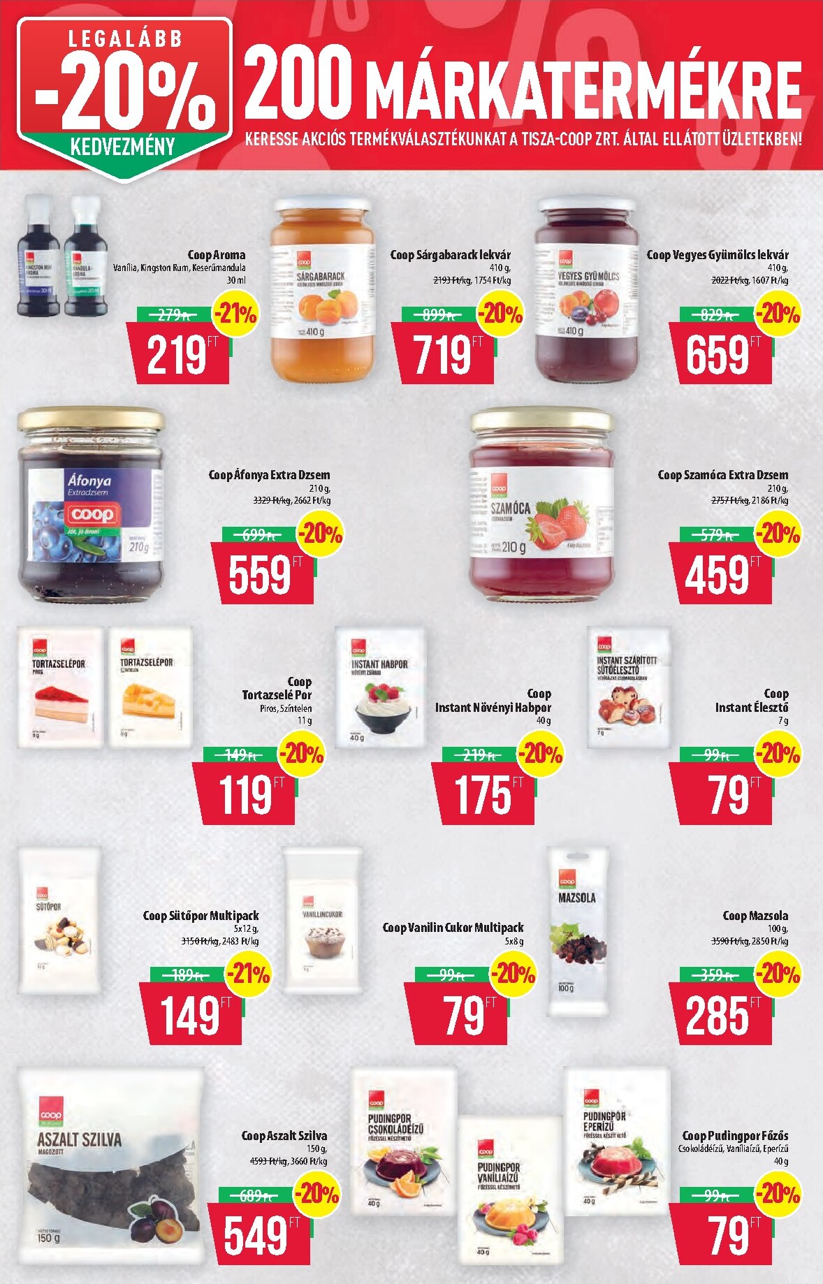 coop - A jövőbeli Coop - Tisza - Abc-Szuper akciós újság csütörtöktől 2026.10.08.-tól szerdától 2026.10.14.-ig érvényes. - page: 11
